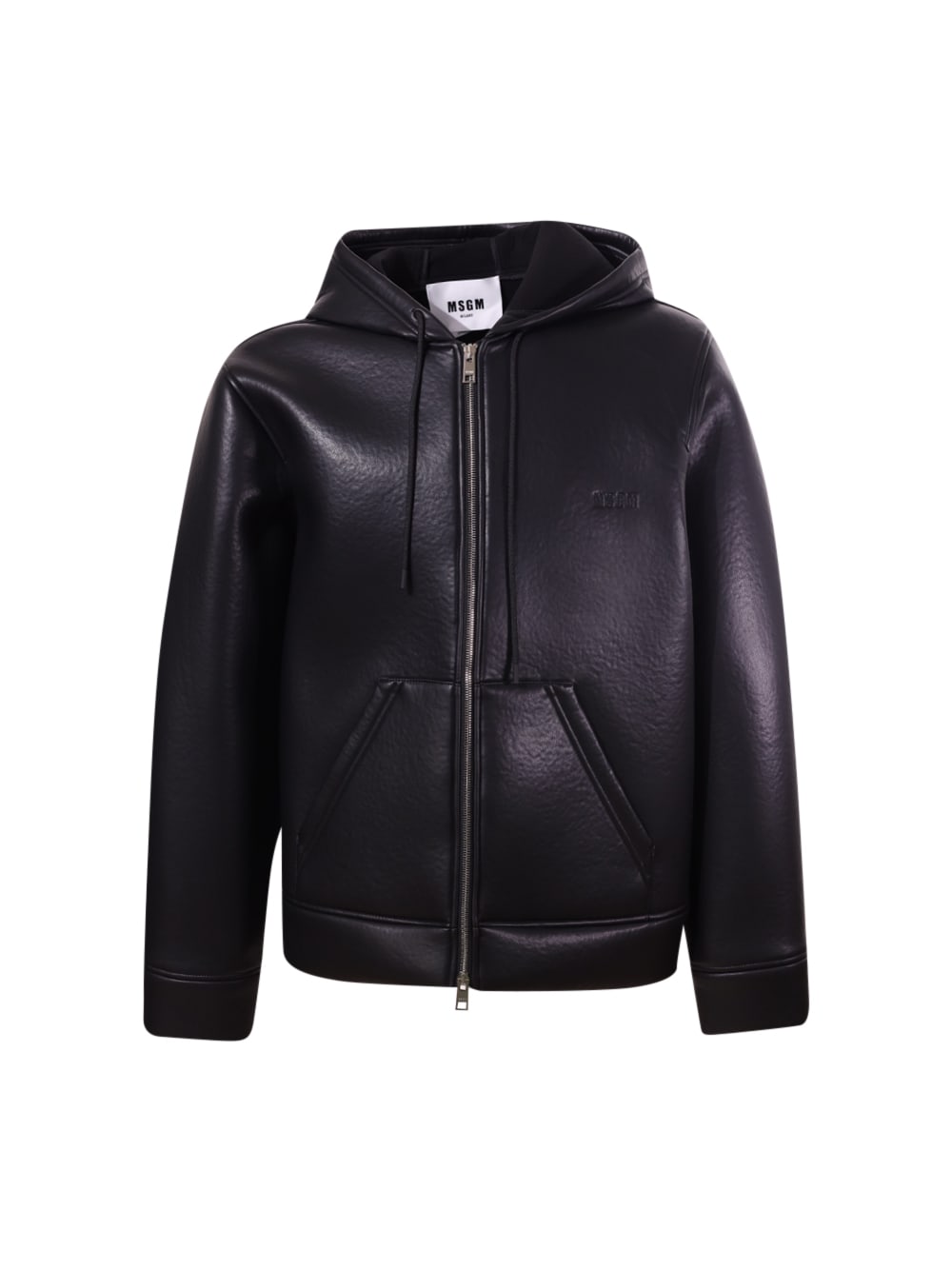 Shop Msgm Jacket In Black