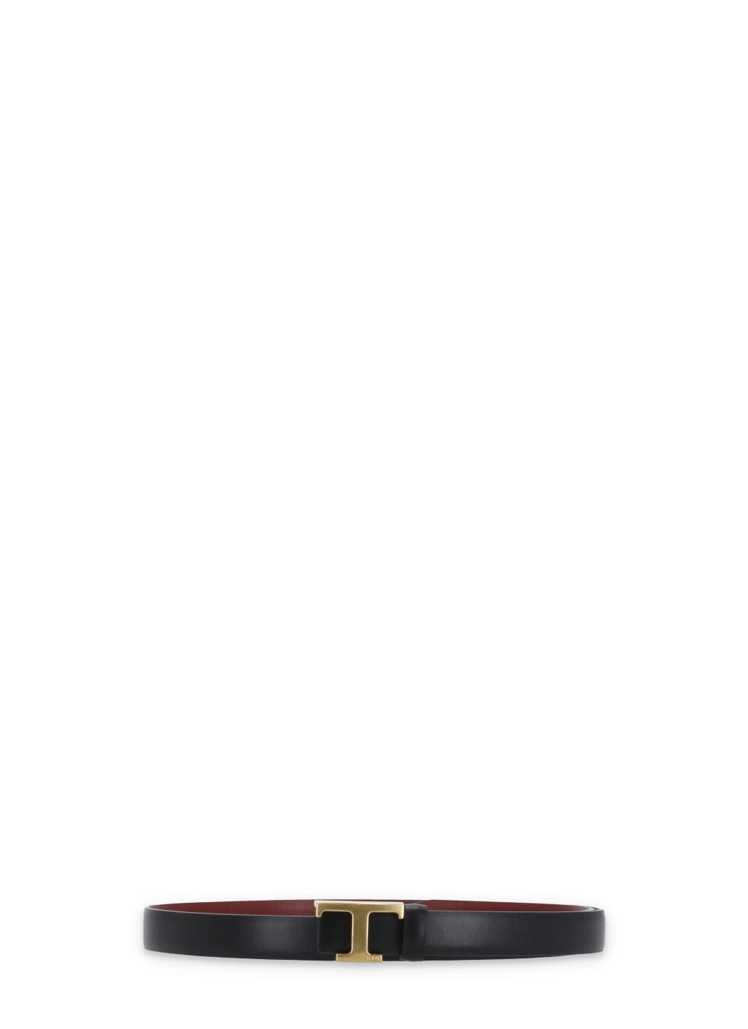 Tod's Reversible Leather Belt In Black