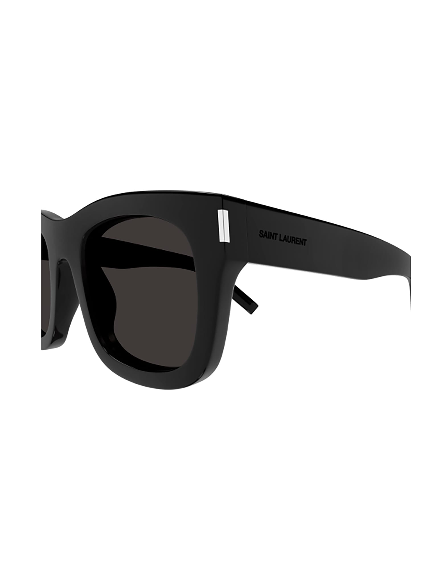 Shop Saint Laurent Sl 650 Monceau Sunglasses In Black Black Black