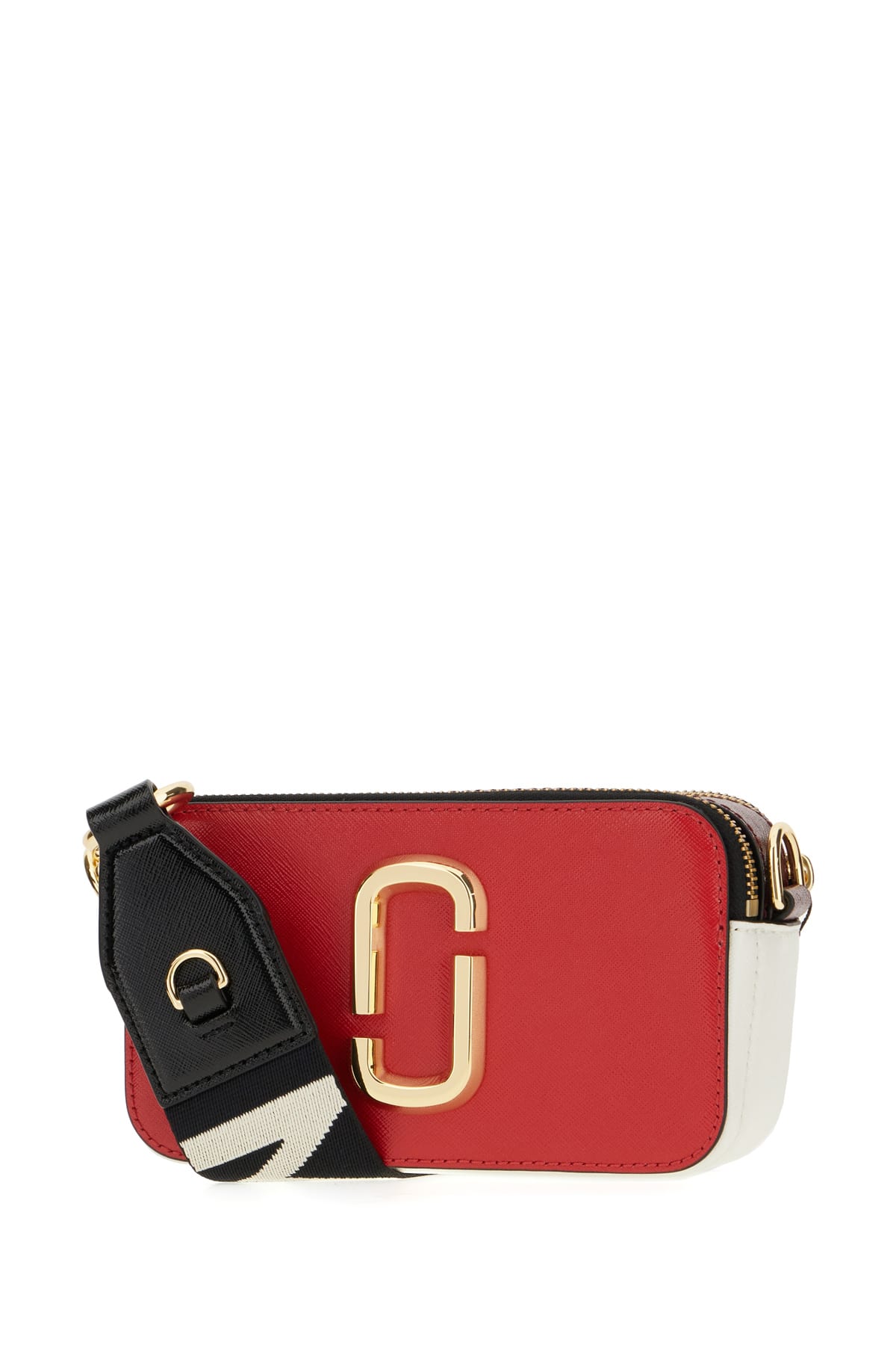 Marc Jacobs Multicolor Leather Snapshot Crossbody Bag In True Red Multi