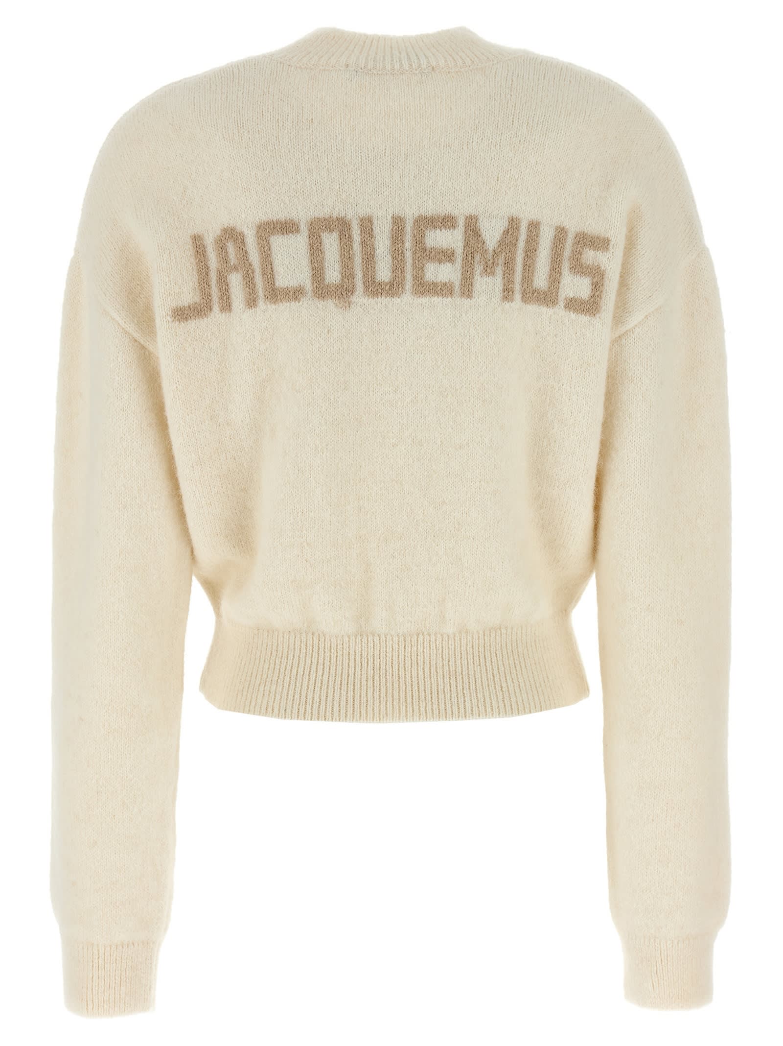 Shop Jacquemus Sweater In White