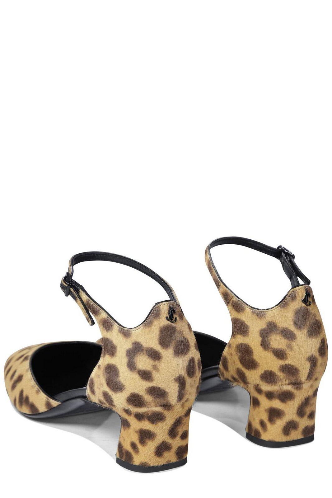 JIMMY CHOO PIXIE ANKLE-STRAP MARY JANES PUMPMS