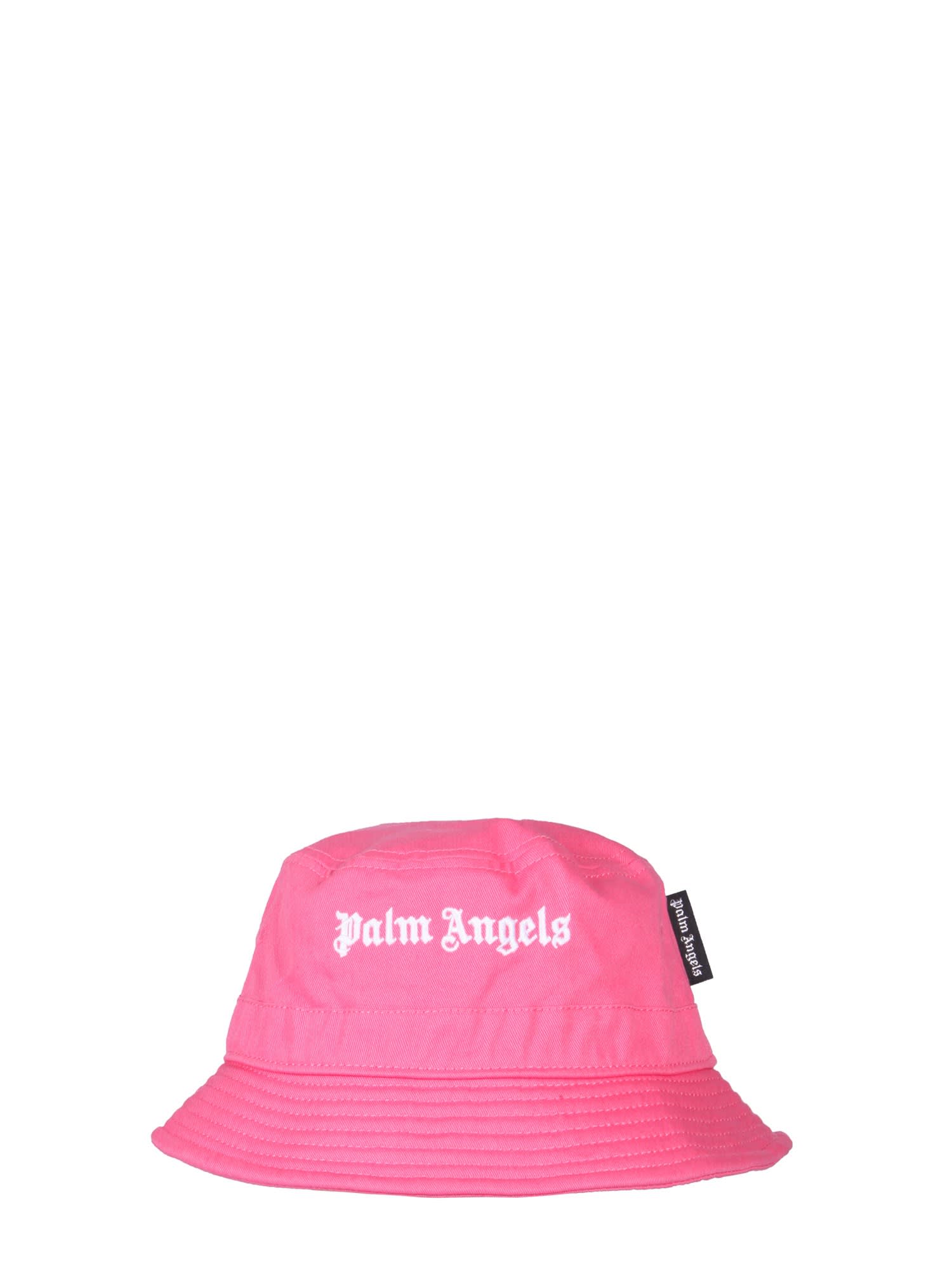 Palm Angels Embroidered Logo Bucket Hat