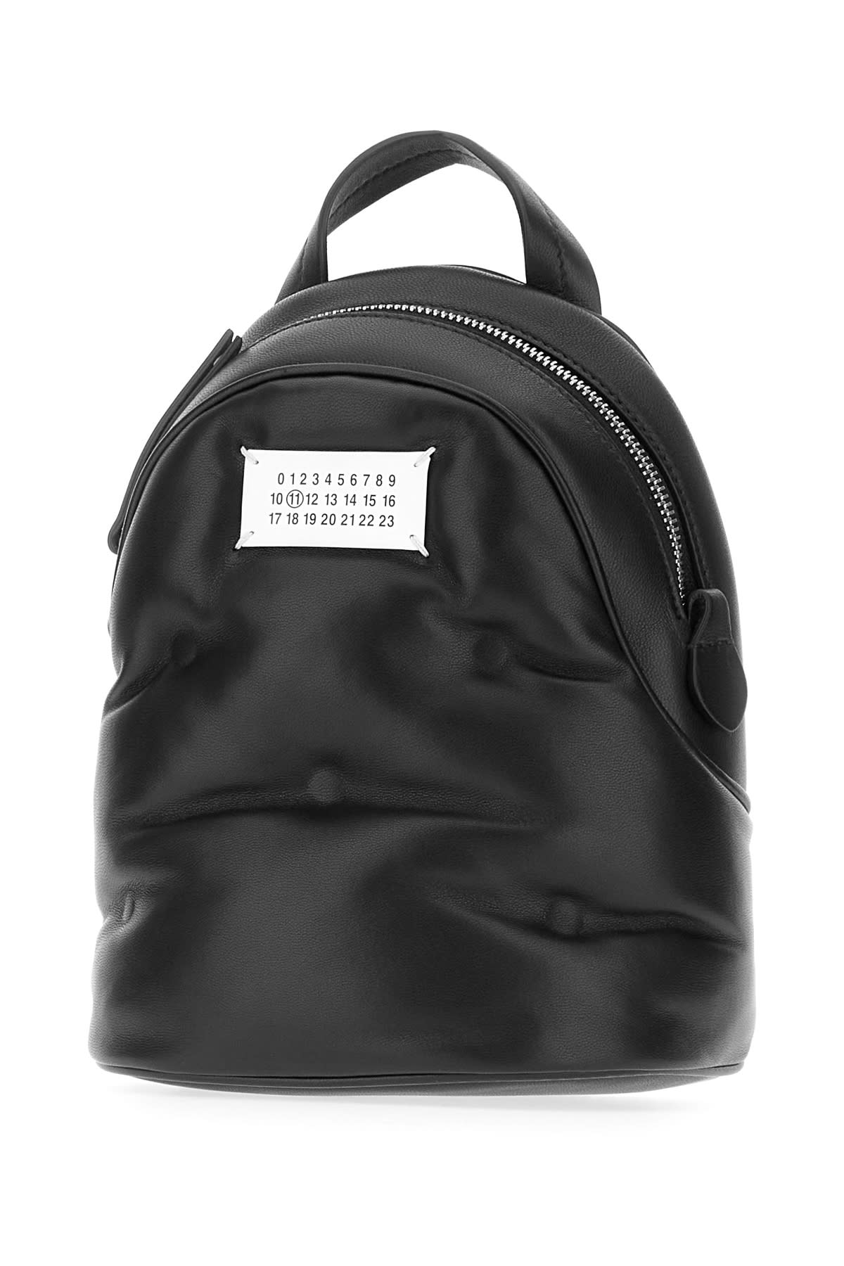 Shop Maison Margiela Black Nappa Leather Glam Slam Backpack