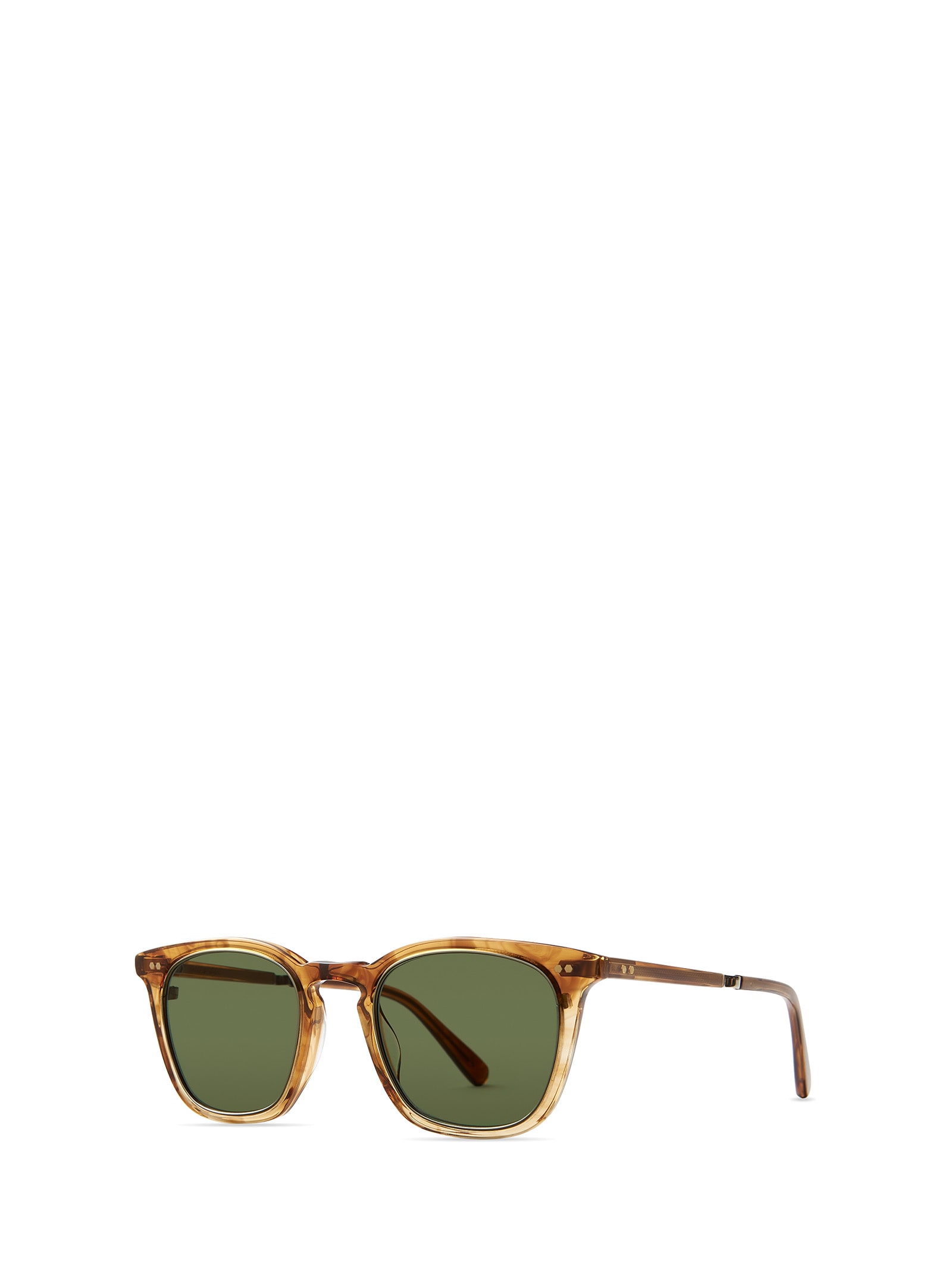 Shop Mr Leight Getty Ii S Marbled Rye-antique Gold Sunglasses