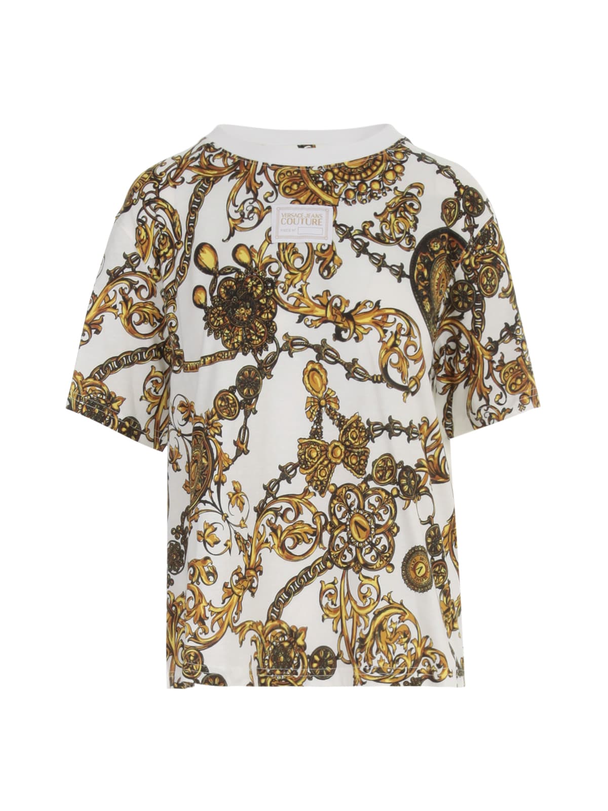 Versace Jeans Couture Baroque Bjoux Printing Jersey T-shirt