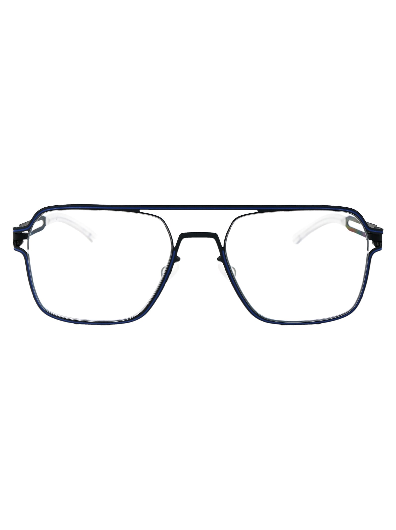 Shop Mykita Jalo Glasses In 514 Indigo/yale Blue Clear