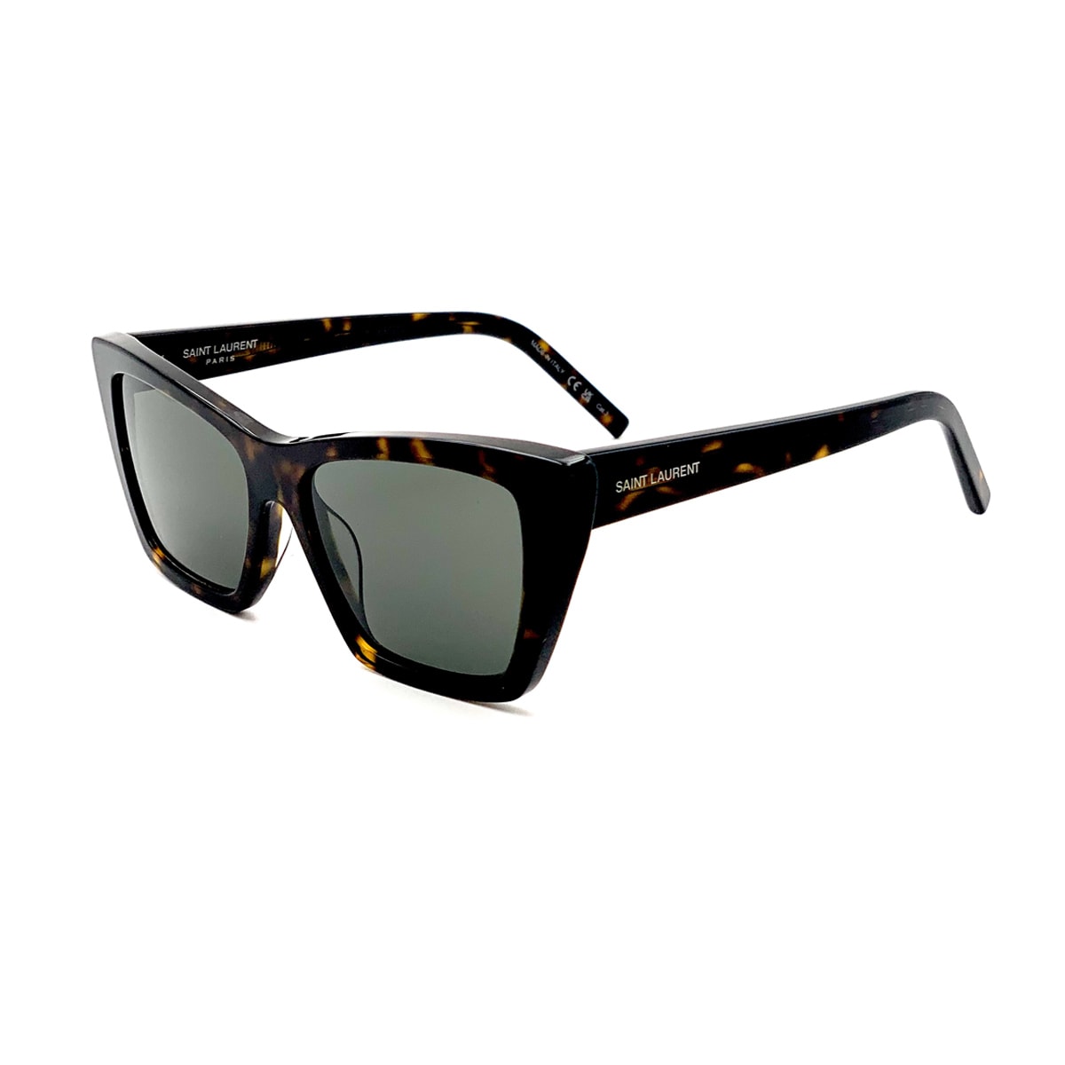 Shop Saint Laurent Sl276 Mica Sunglasses In Marrone