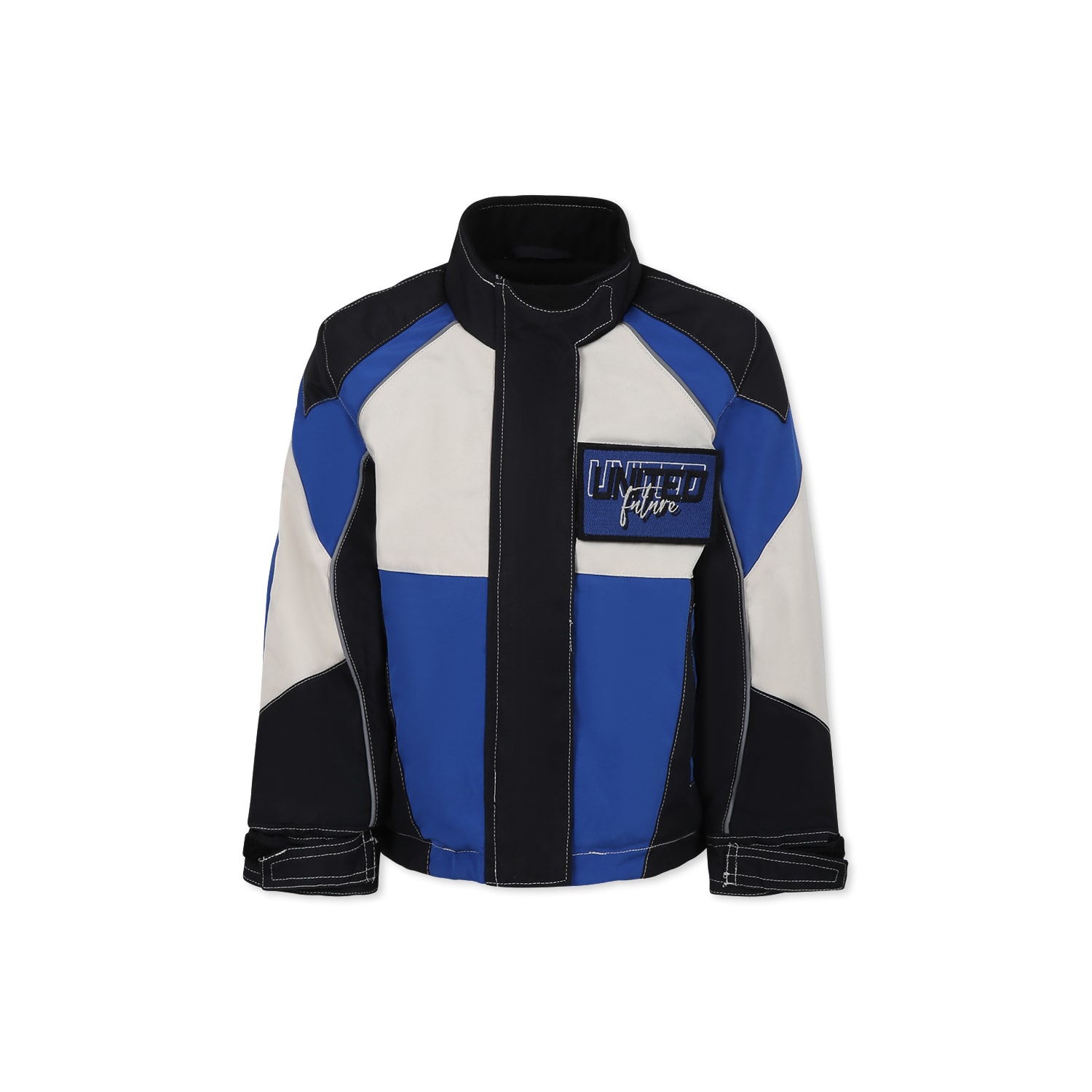 Molo Multicolor Jacket For Boy With Patch In Multicolor