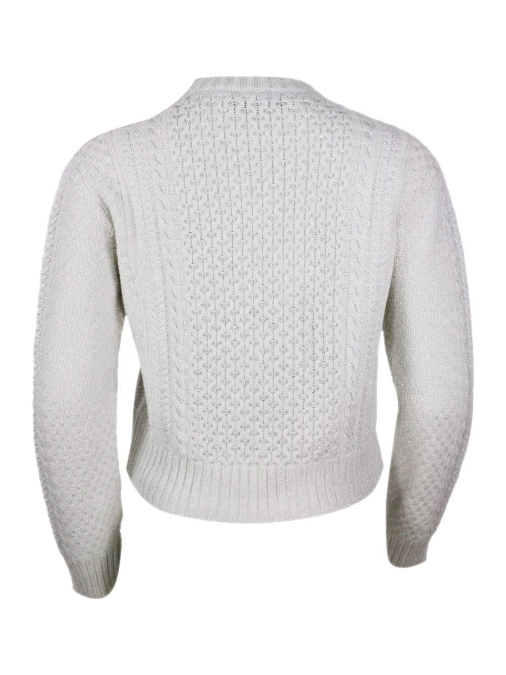 Shop Fabiana Filippi Sweater In White