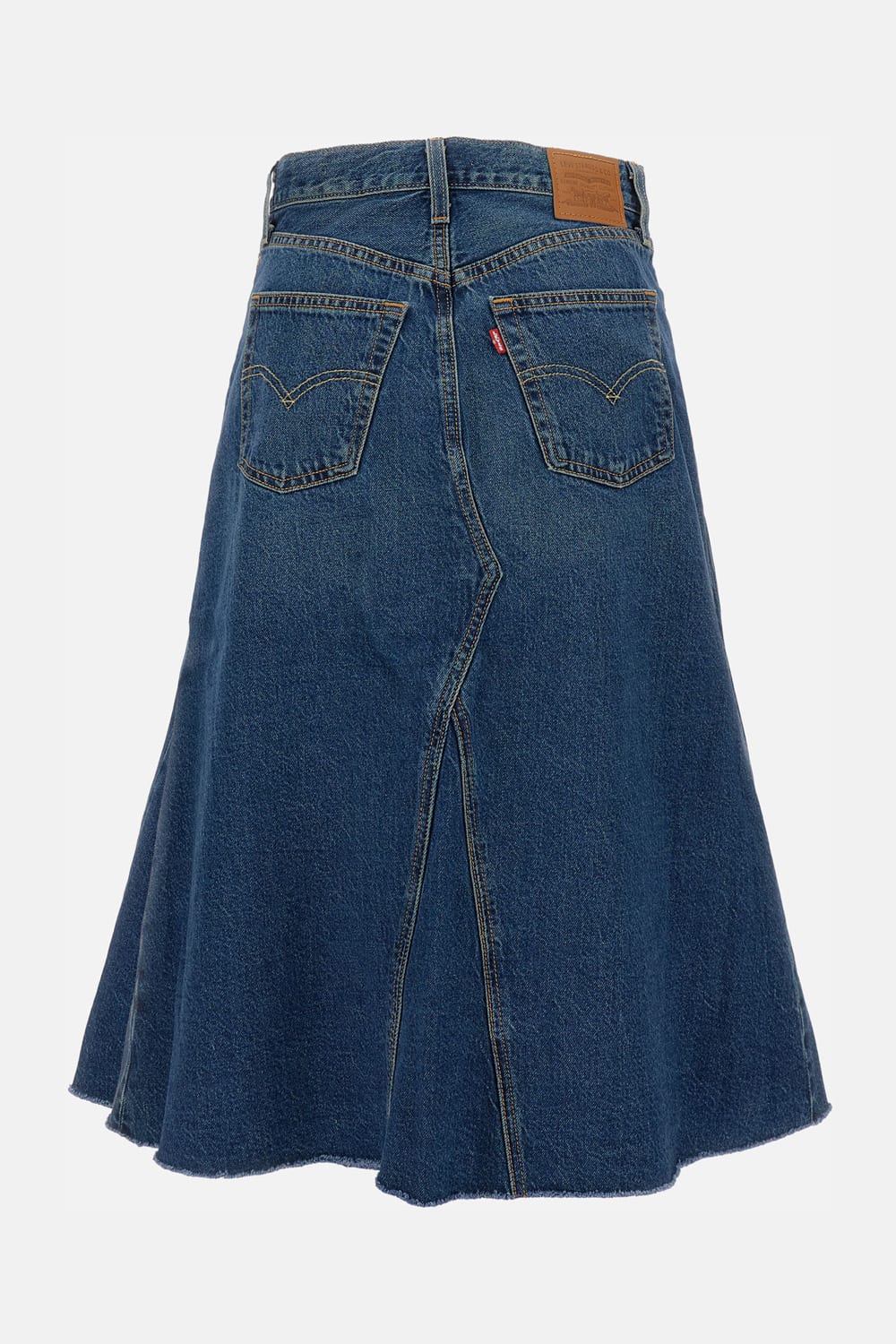 Levi's High Rise A-line Decon Skirt In Blue