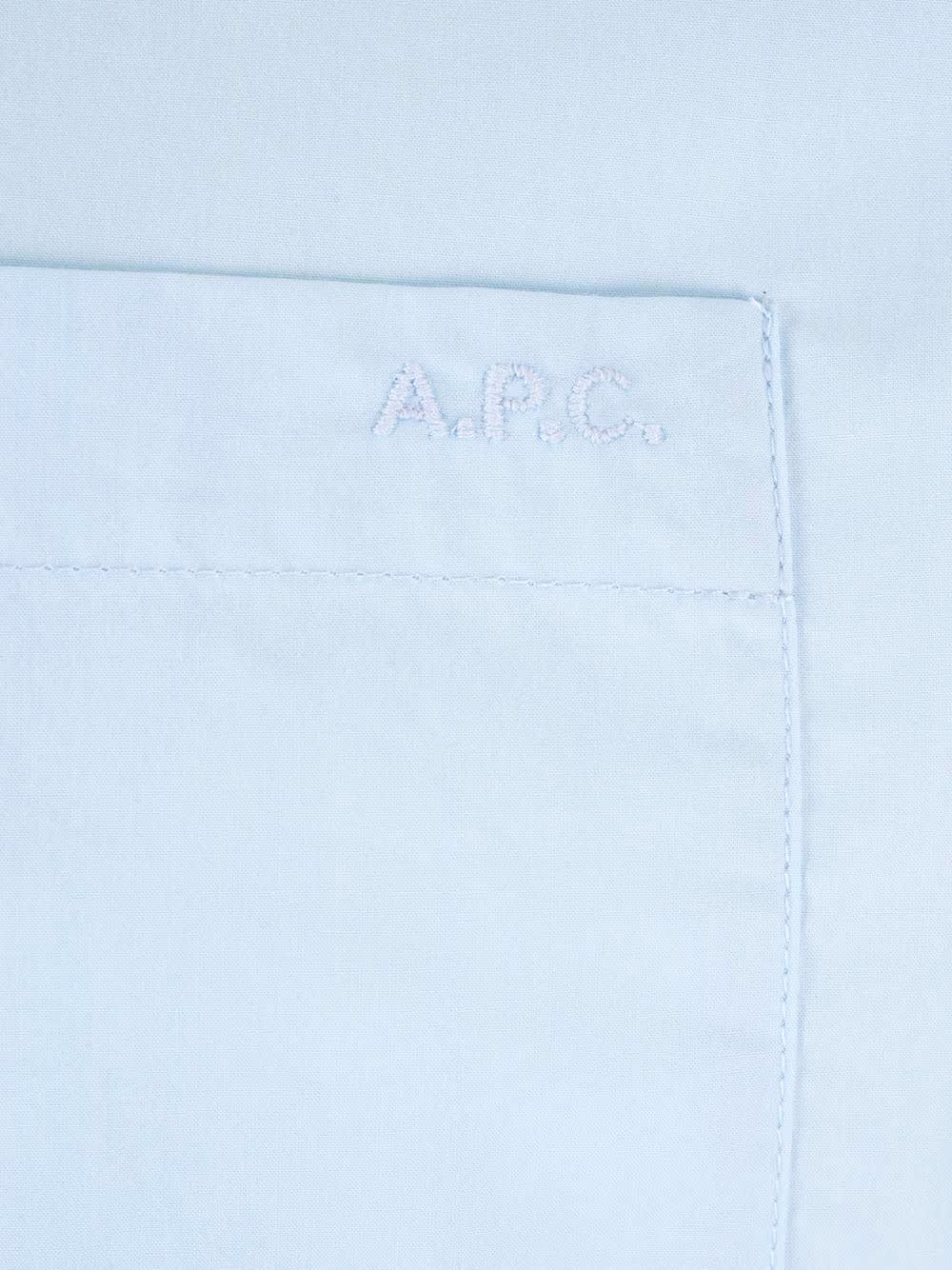 Apc A.p.c. Linen Cassel Shirt For In Iav