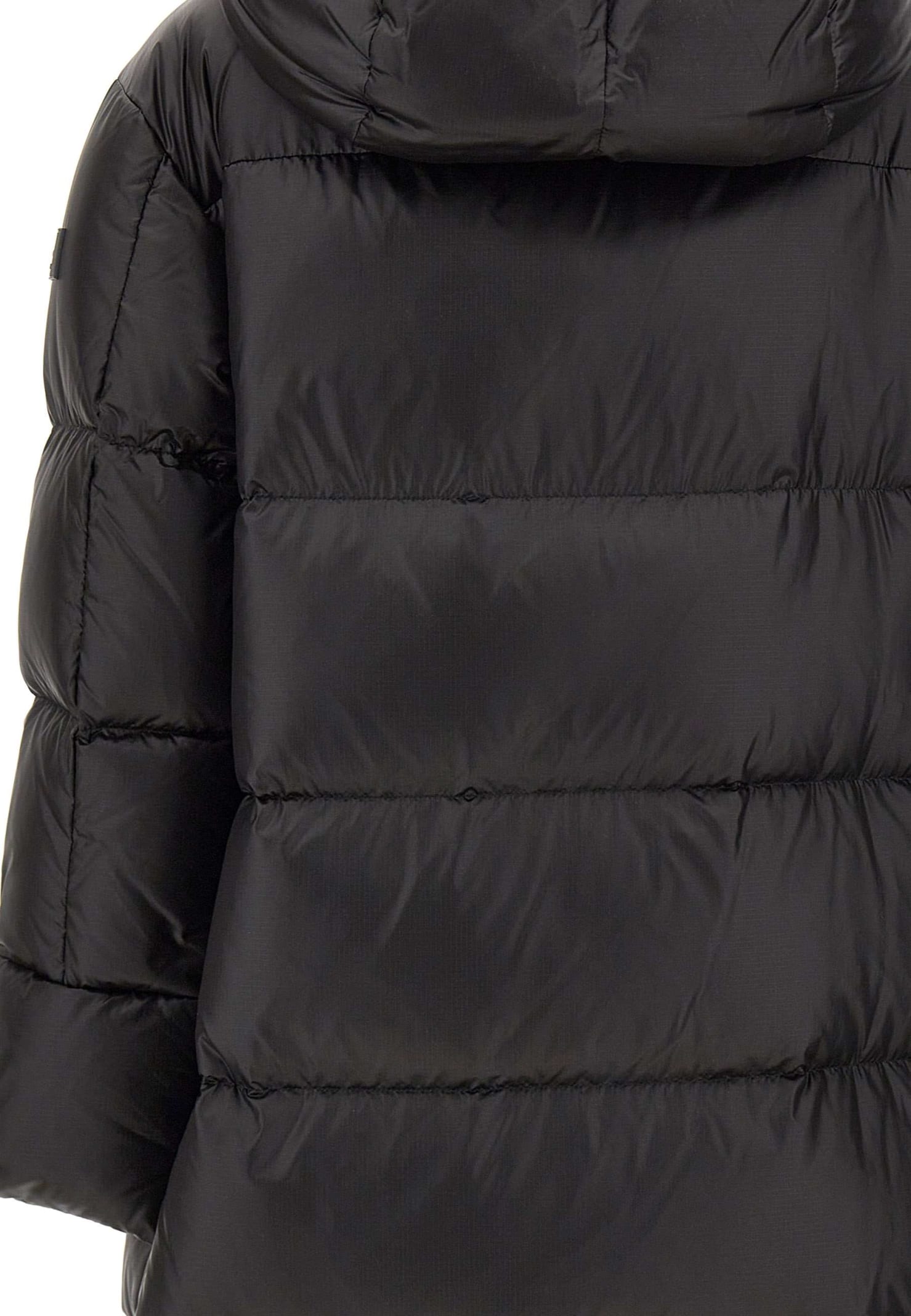 Shop Peuterey Selectric Down Jacket In Black