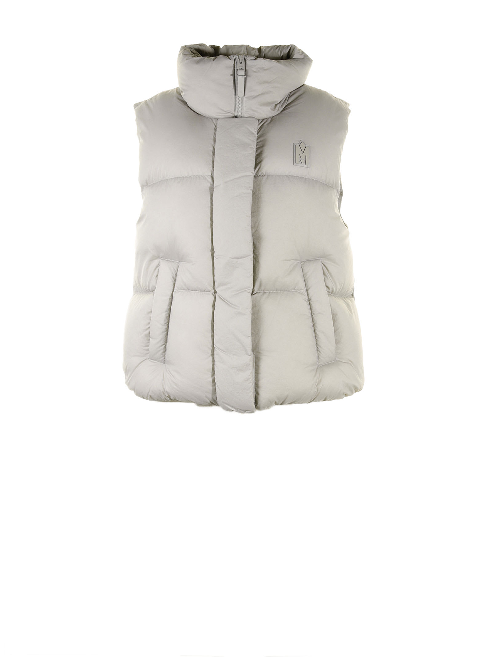 MACKAGE GRAY QUILTED NAKI VEST