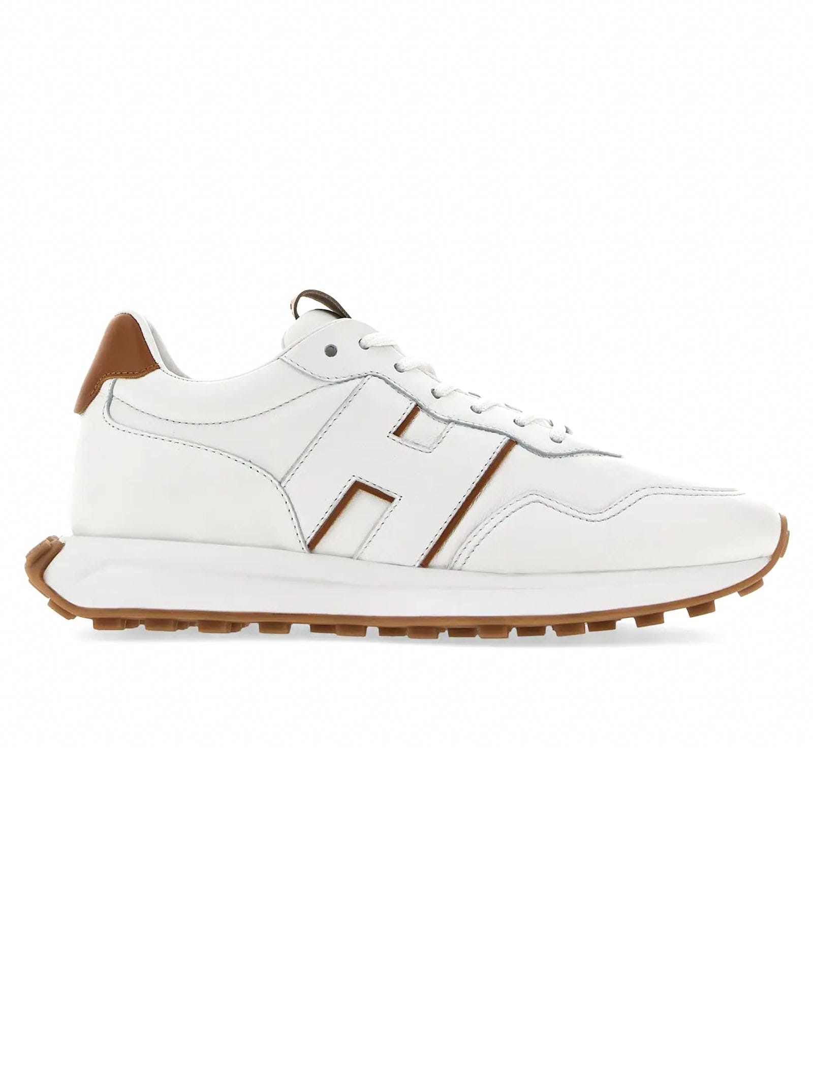 Hogan H601 Leather Low-top Sneakers In White