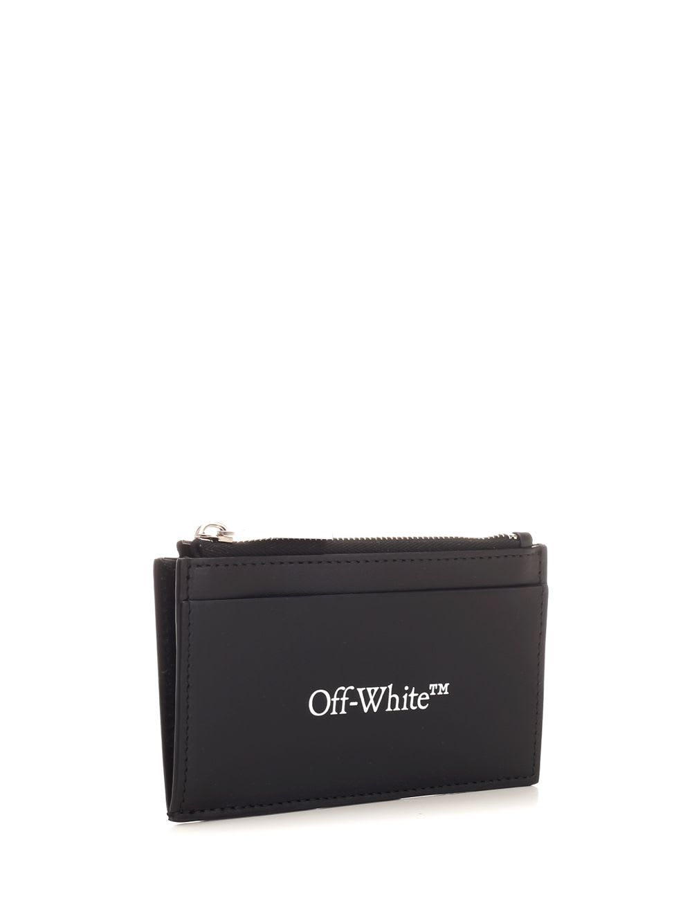 Shop Off-white Card Holder In Black