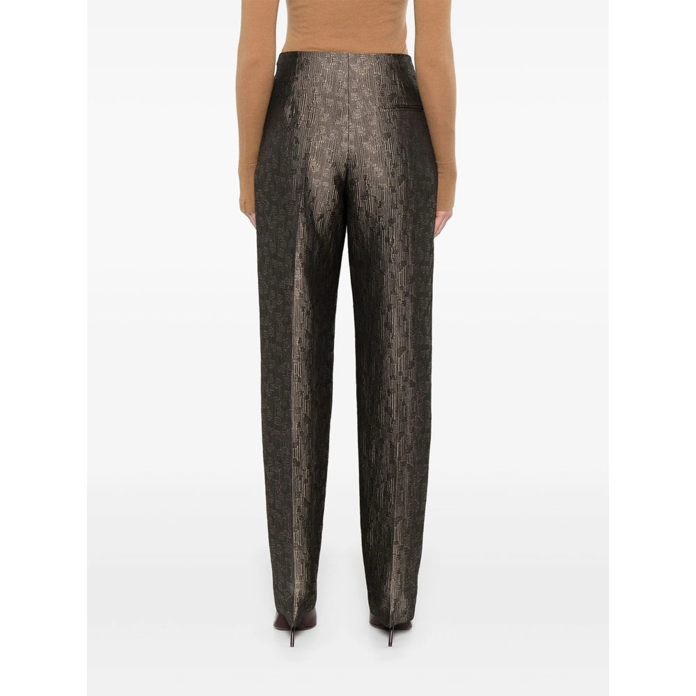 Giorgio Armani Trouser In Brown