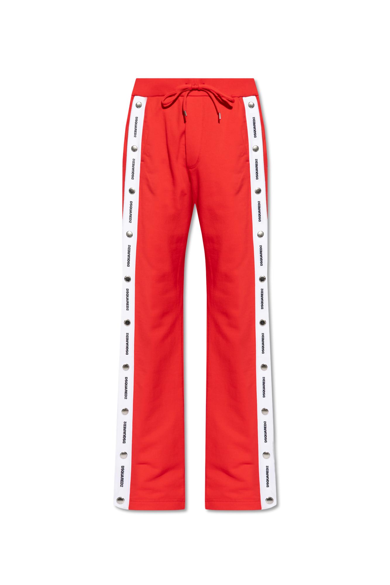 Dsquared2 Sweatpants With Logo In Red