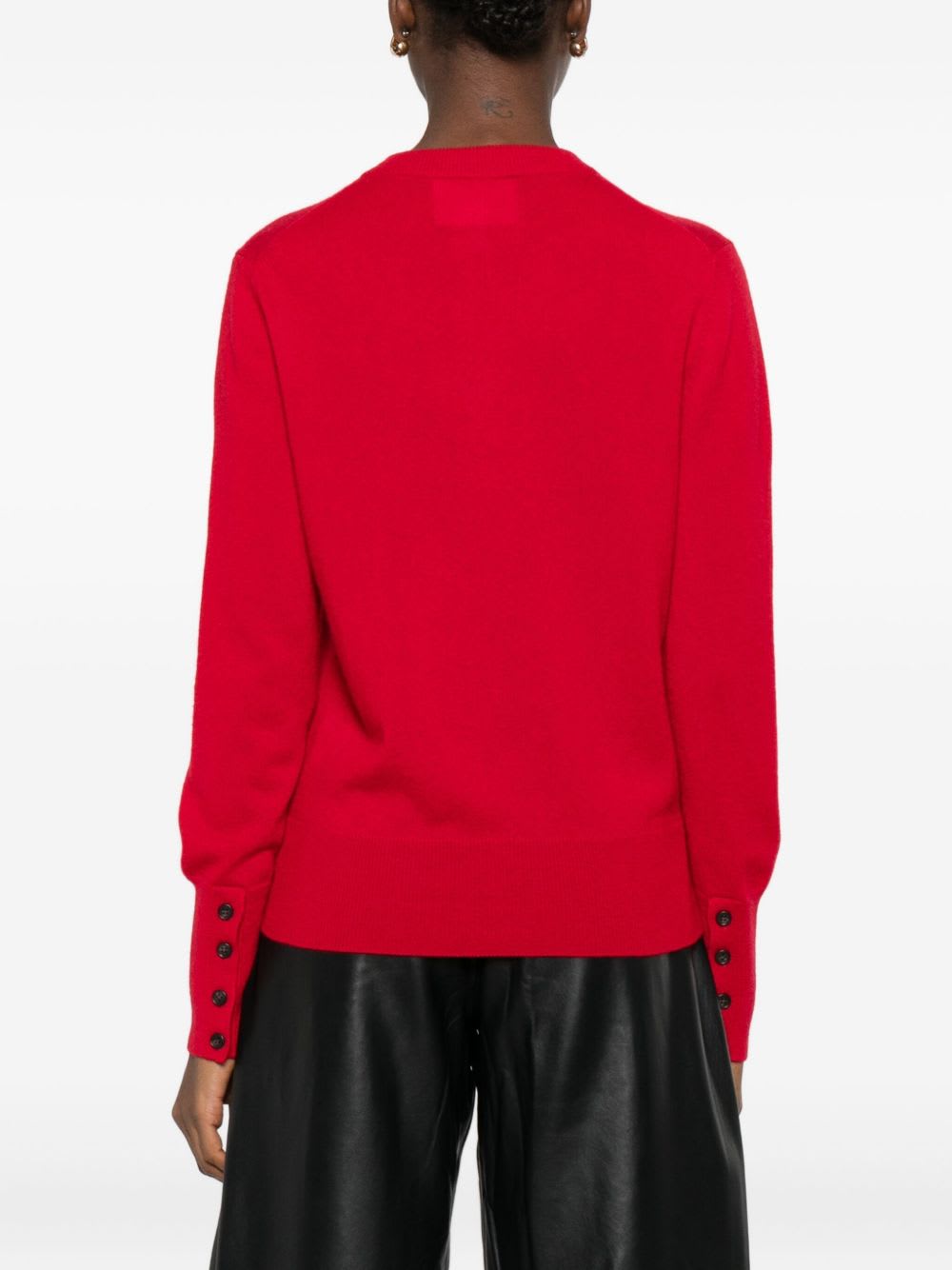 Lisa Yang Nellia Cashmere Cardigan In Red