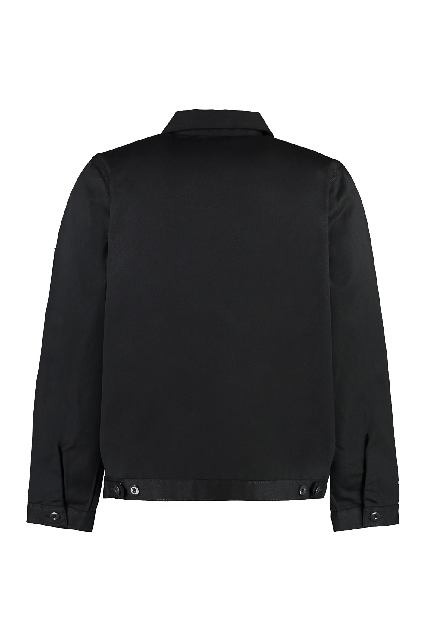 Shop Dickies Cotton Blend Jacket In Black