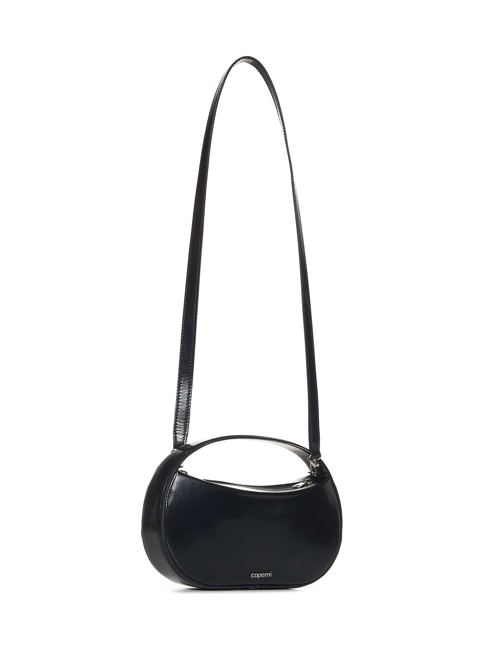 Shop Coperni Small Sound Swipe Handbag In Blk Black