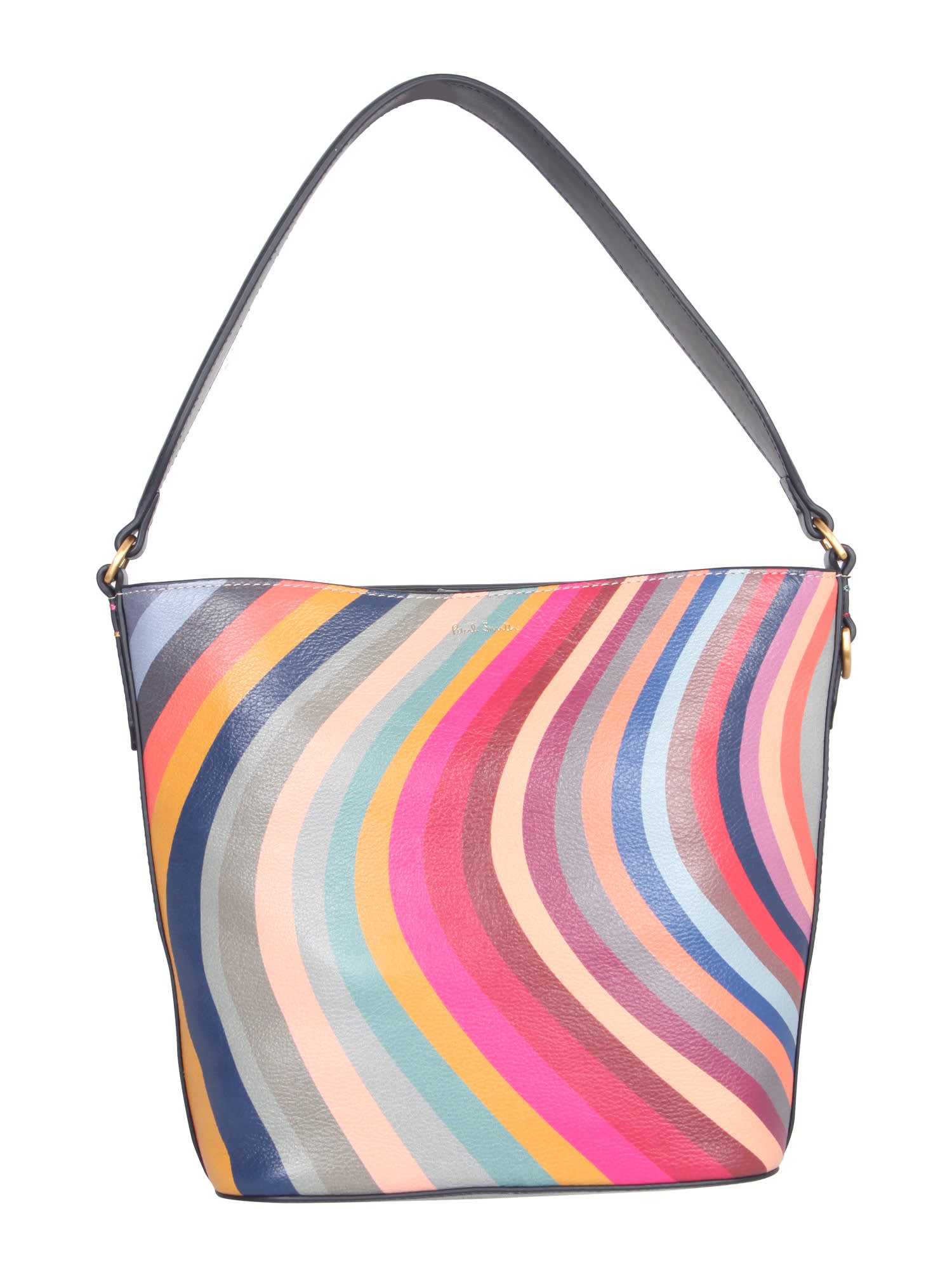 Paul Smith Bucket Bag With Swirl Print
