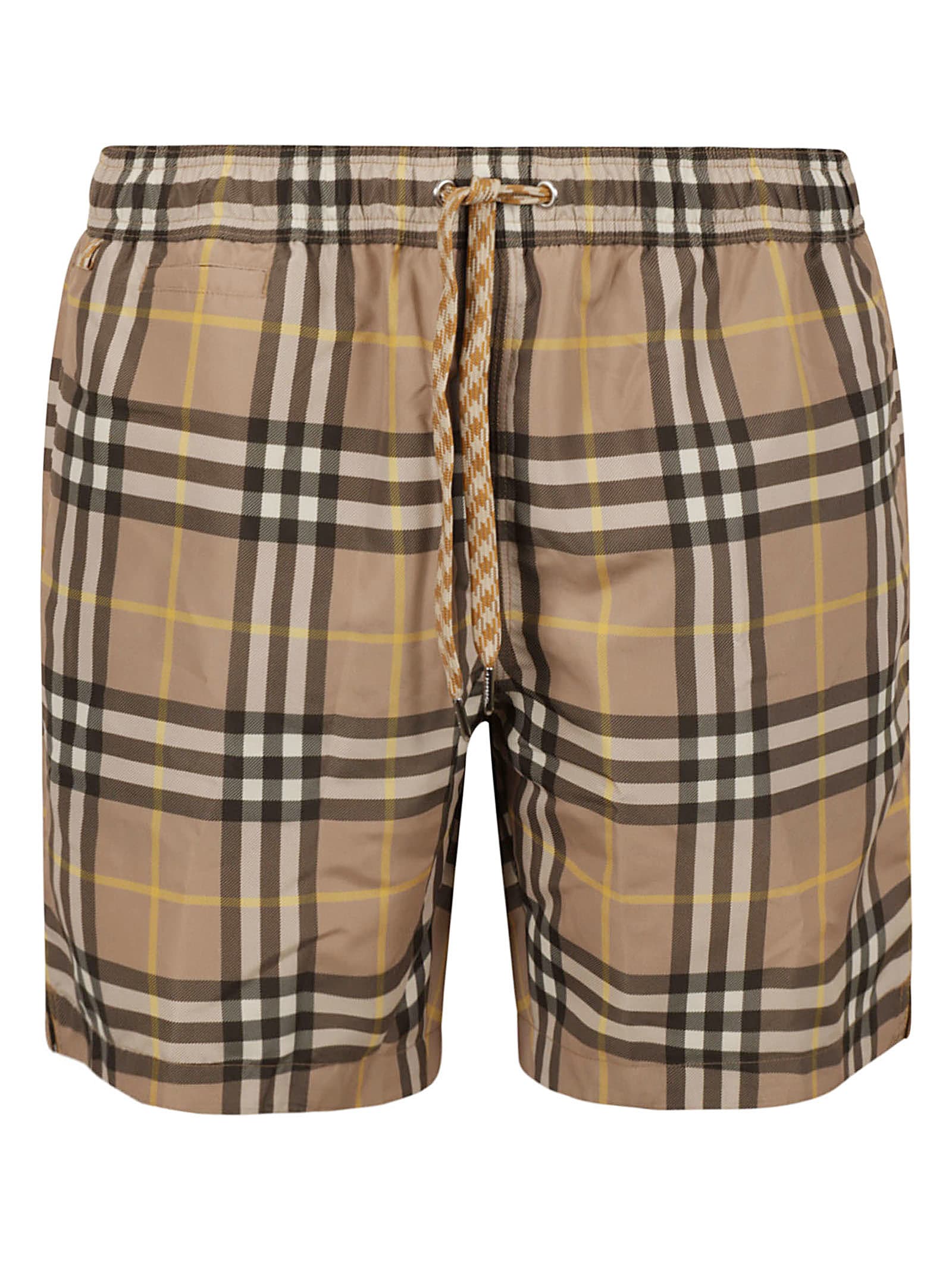 Burberry Checked Drawstring Trousers