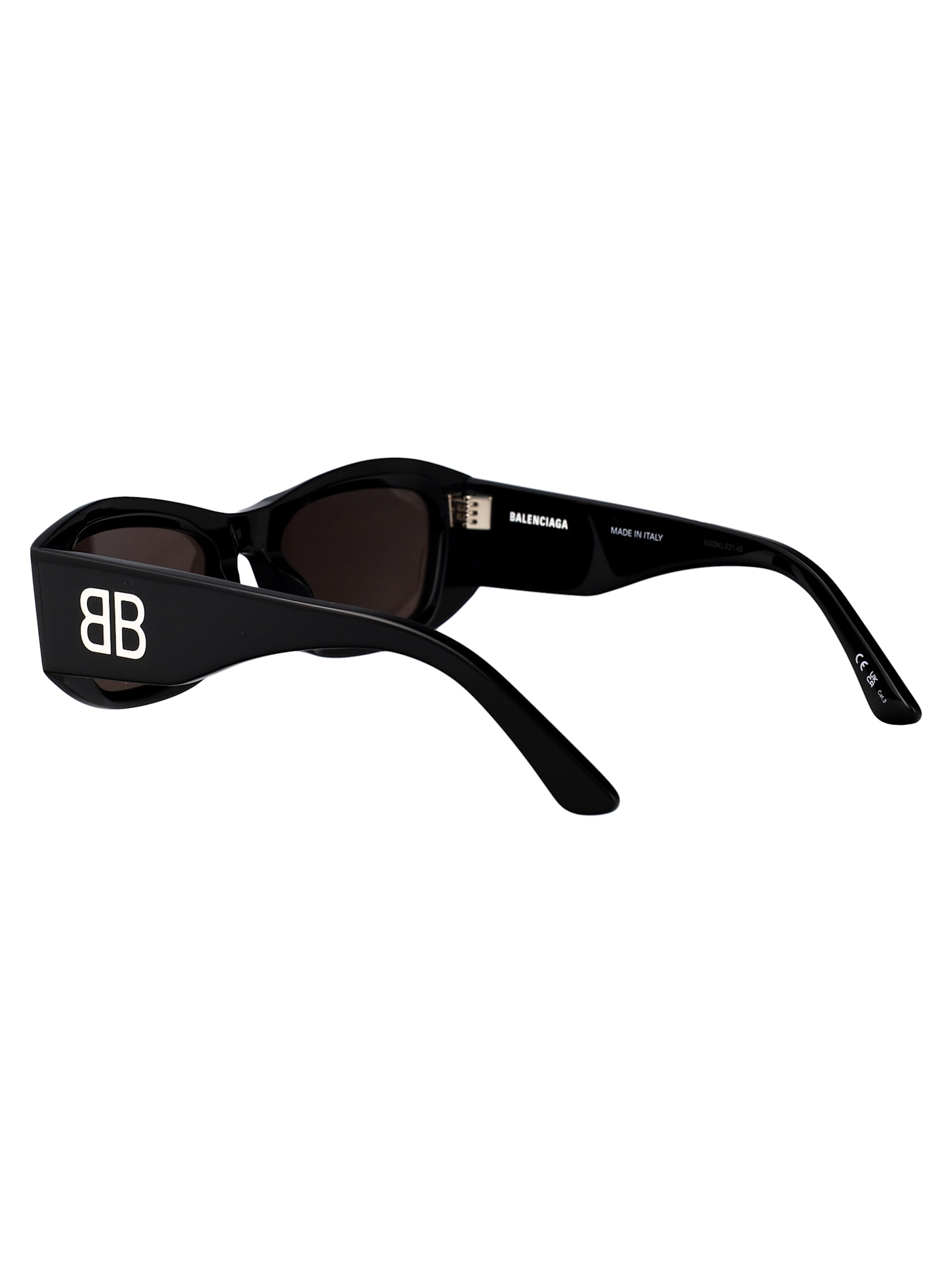 Balenciaga Bb0397sa Sunglasses In Black-black-grey