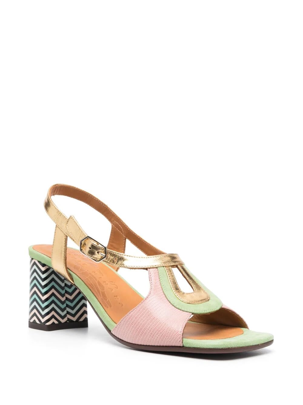 Shop Chie Mihara Sandali Tacco 6 In Pink Tomillo