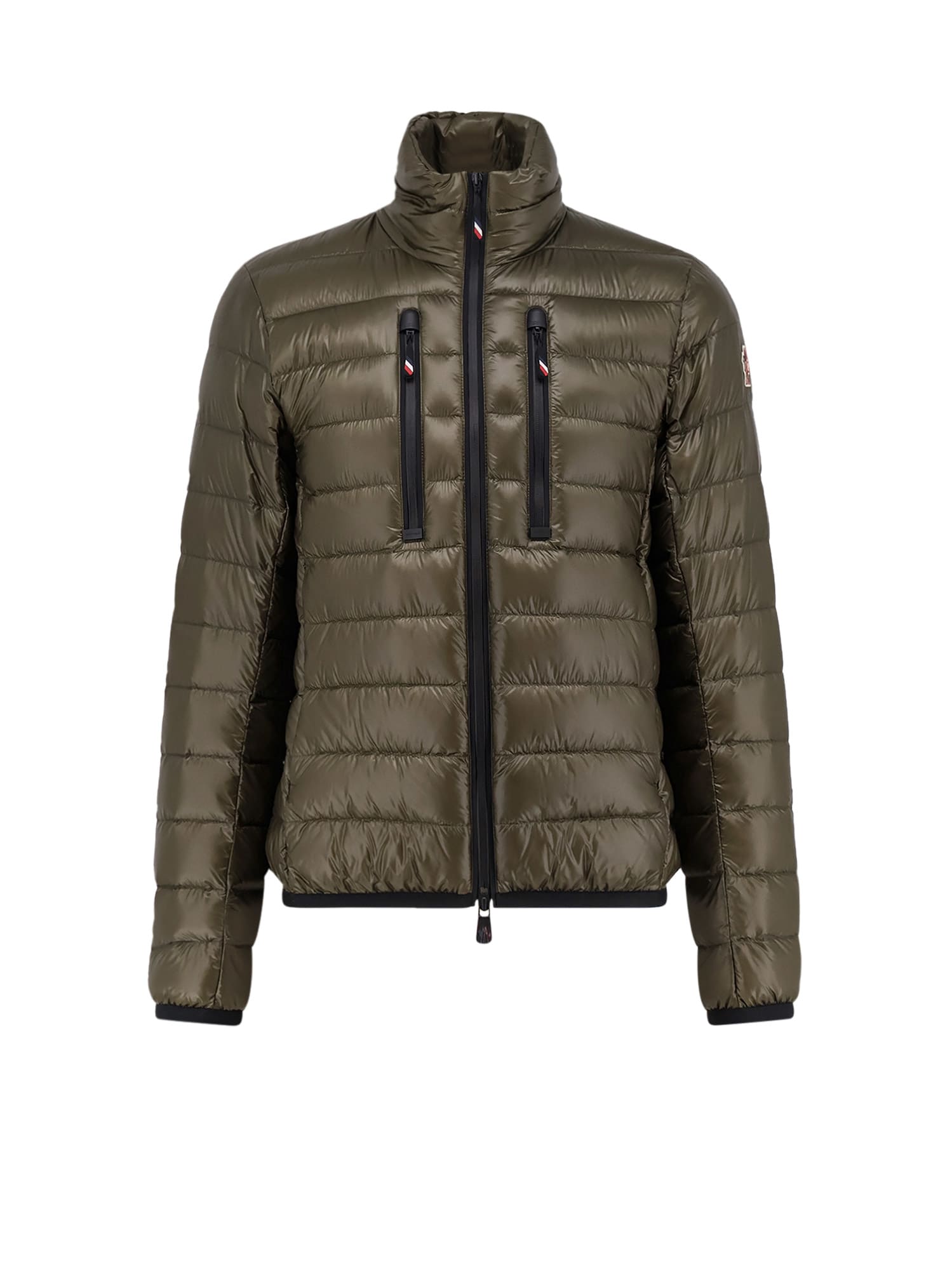 Moncler Hers Packable Down Ski Jacket In Green