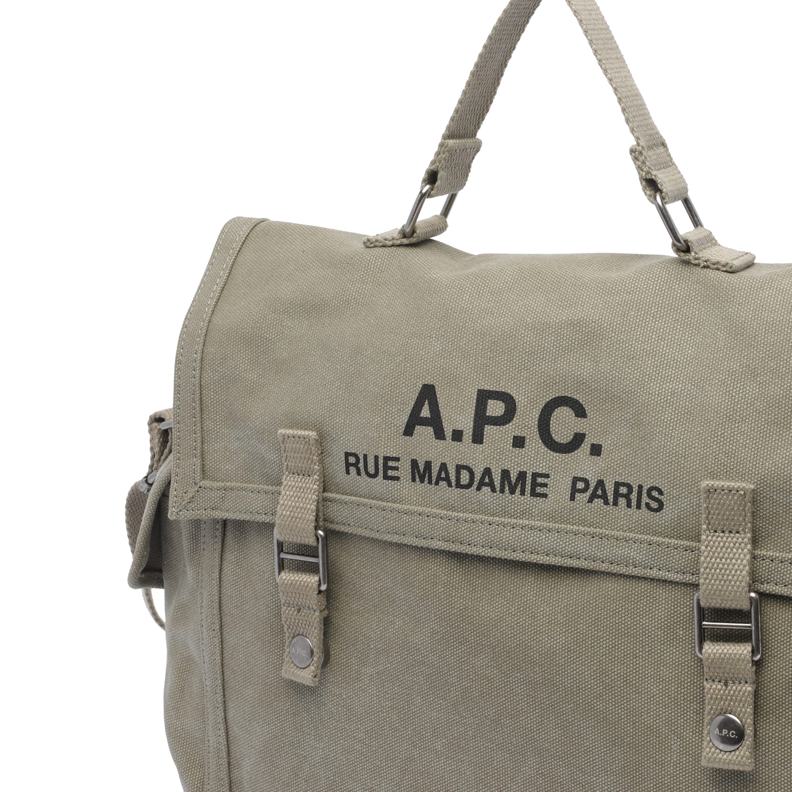 Apc A.p.c. Men Recuperation Besace Handbag In Gray