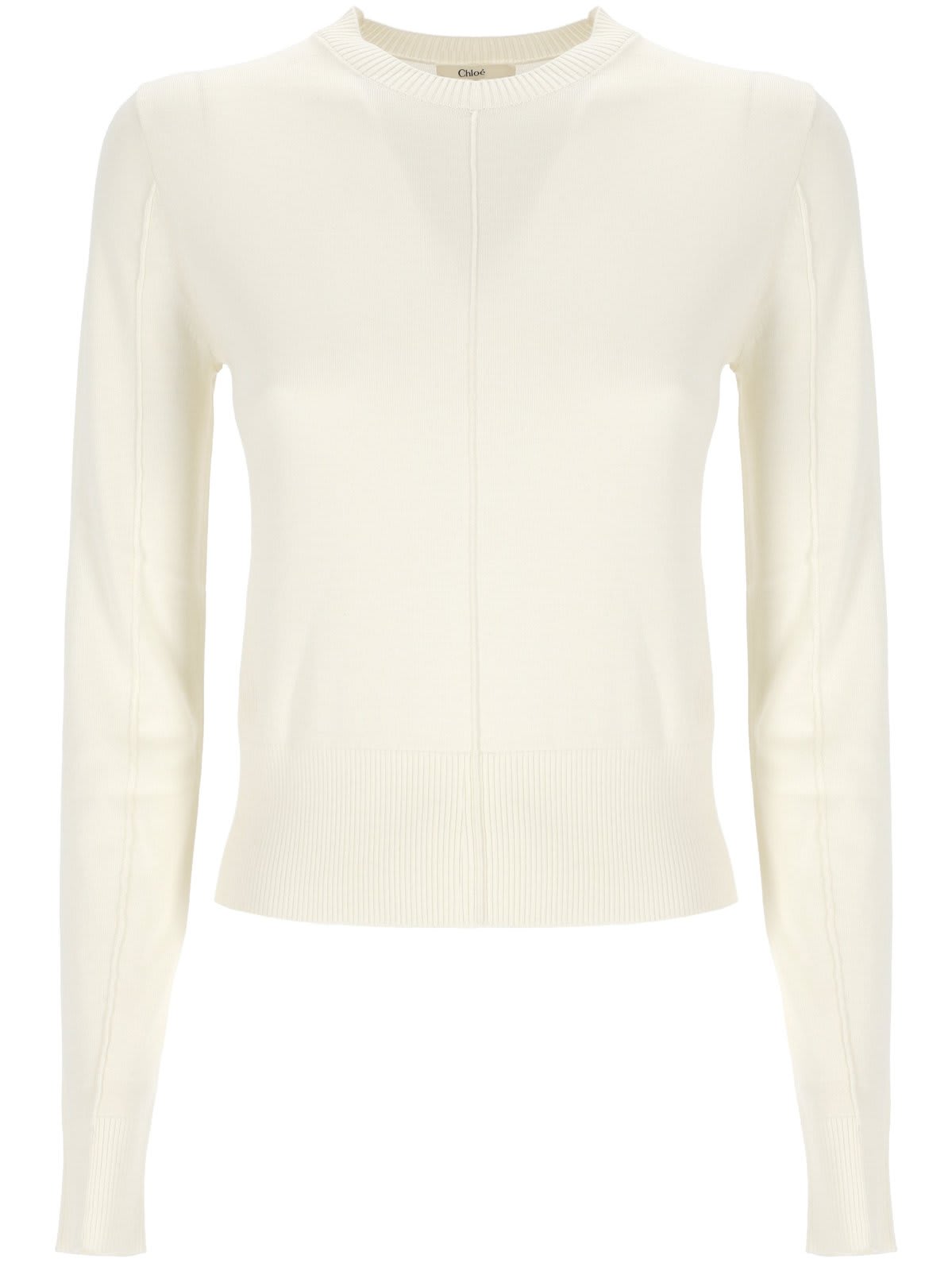 Chloé Crewneck Long-sleeve Top