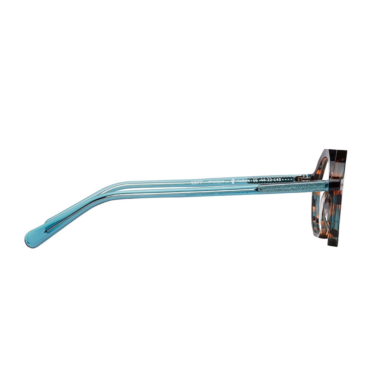 Matttew Nudum 1077 Tartaruga Smeraldo Glasses In Brown