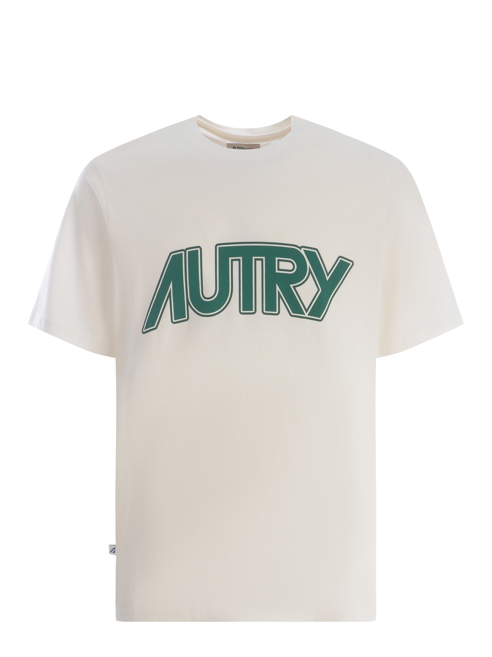 Shop Autry T-shirt  Made Of Cotton In White