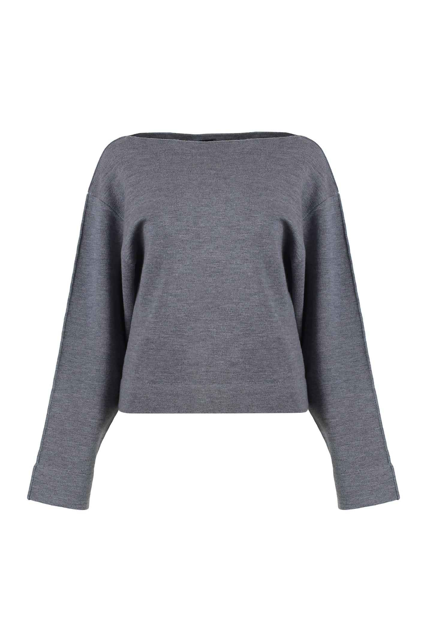 Shop Pinko Chiarificazione Wool Blend Sweater In Grey