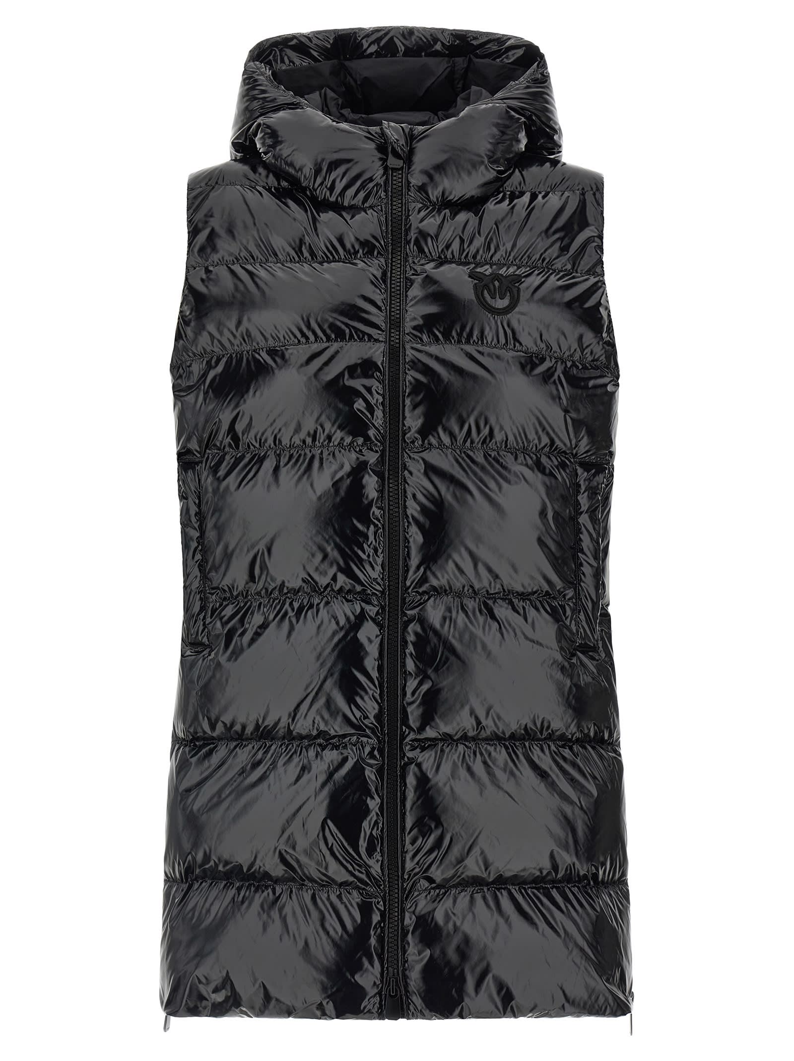 Pinko Graffetta Vest In Black