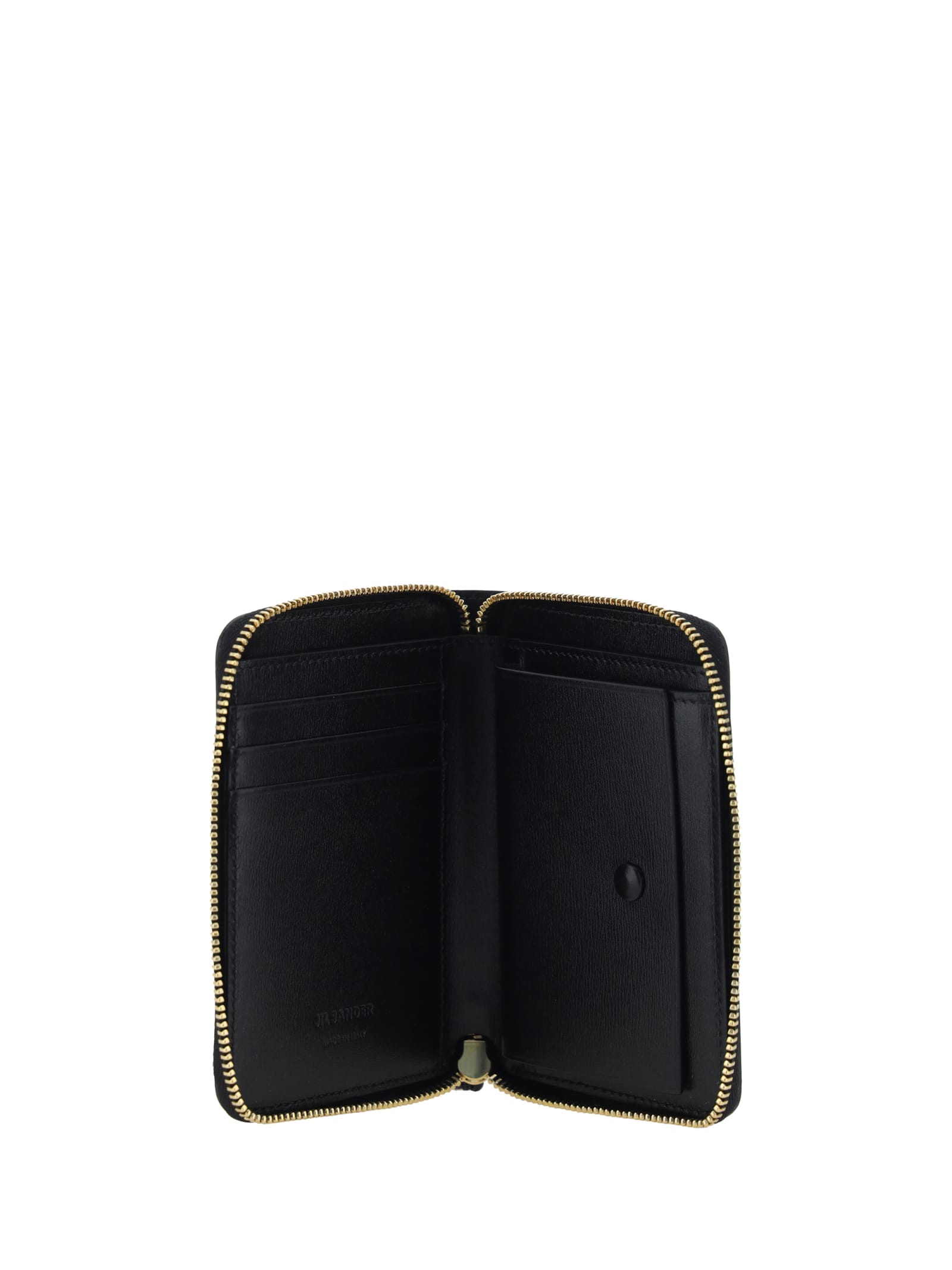 Shop Jil Sander Coin Purse In Black