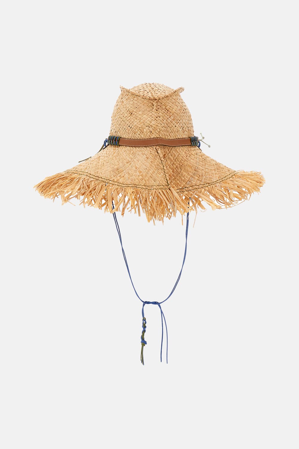 Cuba Lab Raffia Hat Patrizia Fabri X  In Blue