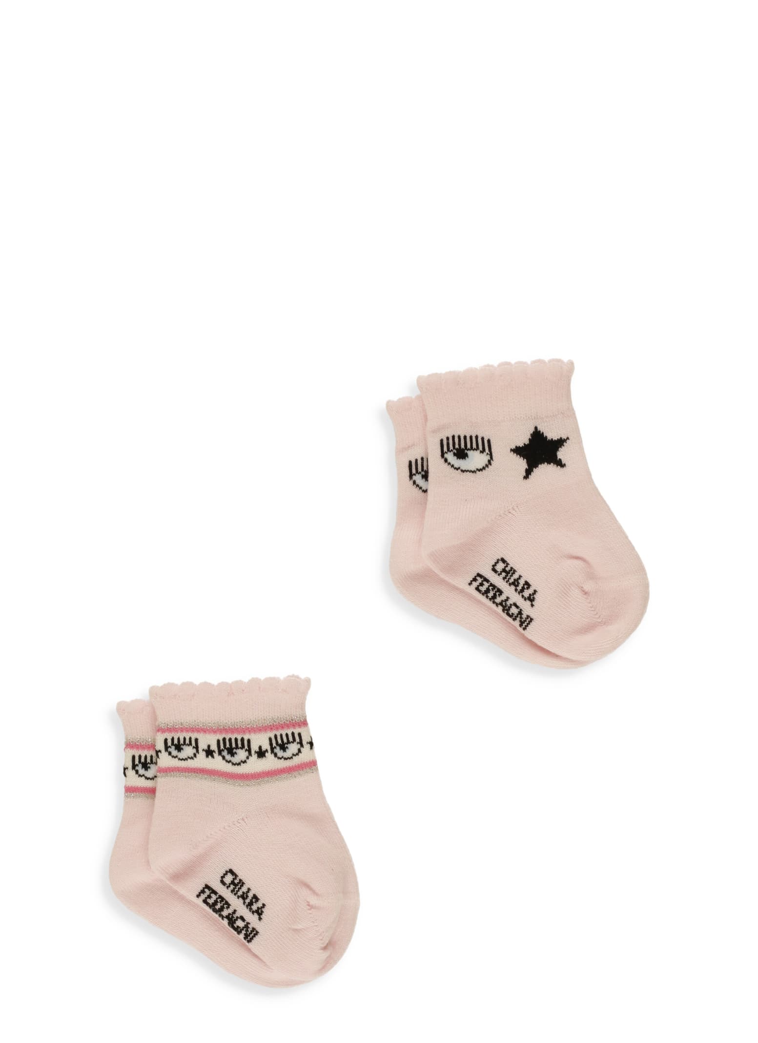 Chiara Ferragni Cotton Socks Set