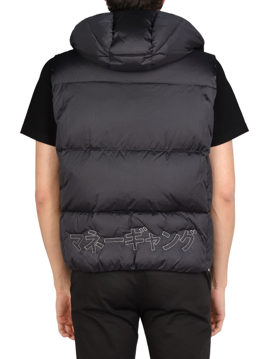 Shop Tatras Hooded Vest In Black