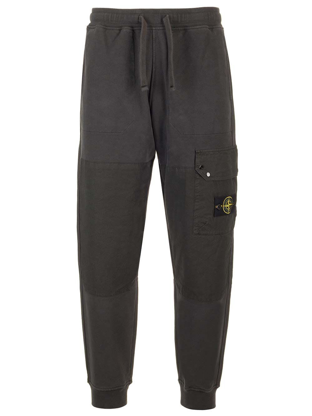 Shop Stone Island Jogging Trousers In Grey