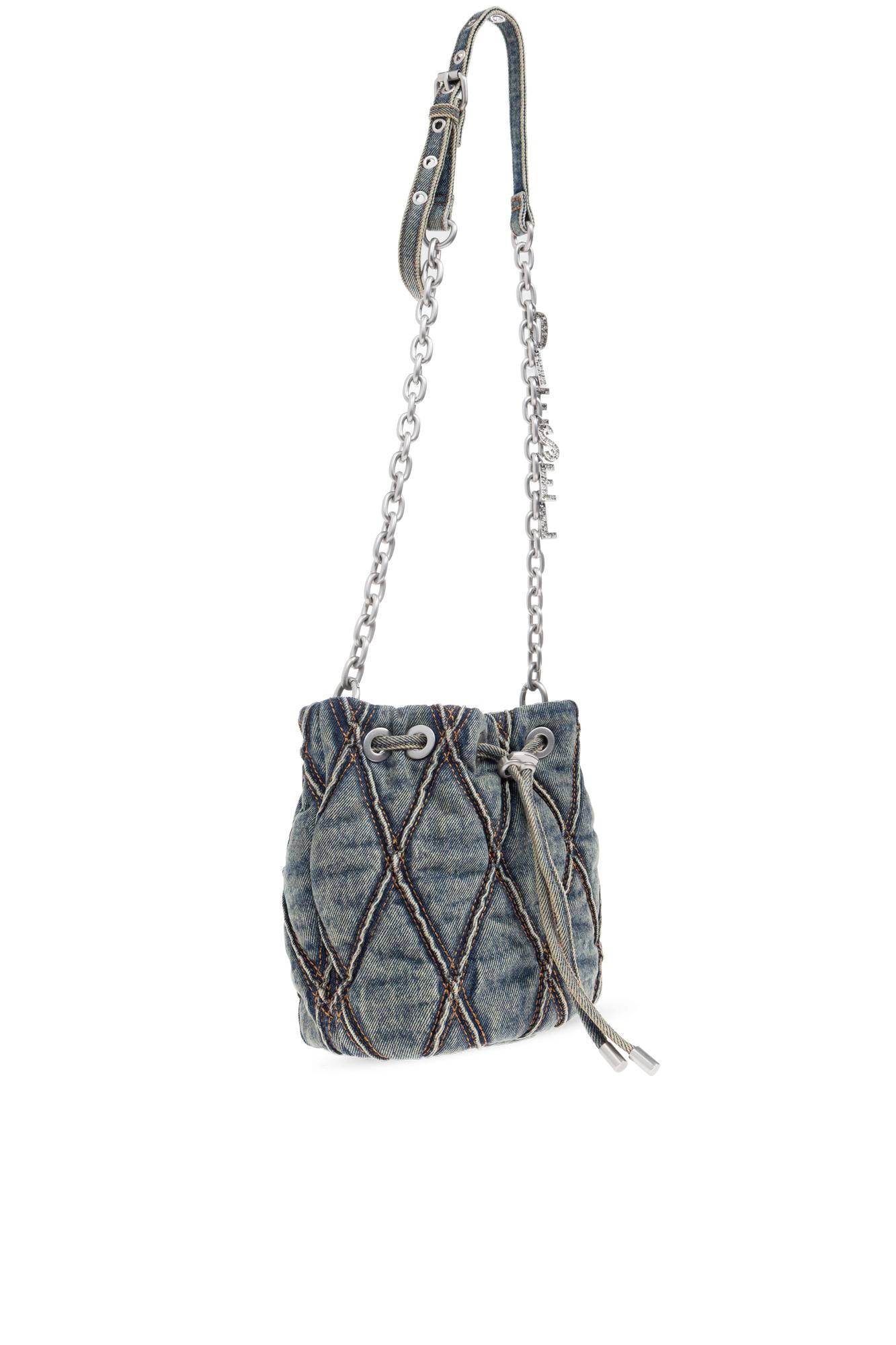 Diesel Shoulder Bag Charm-d Bucket S In Multi