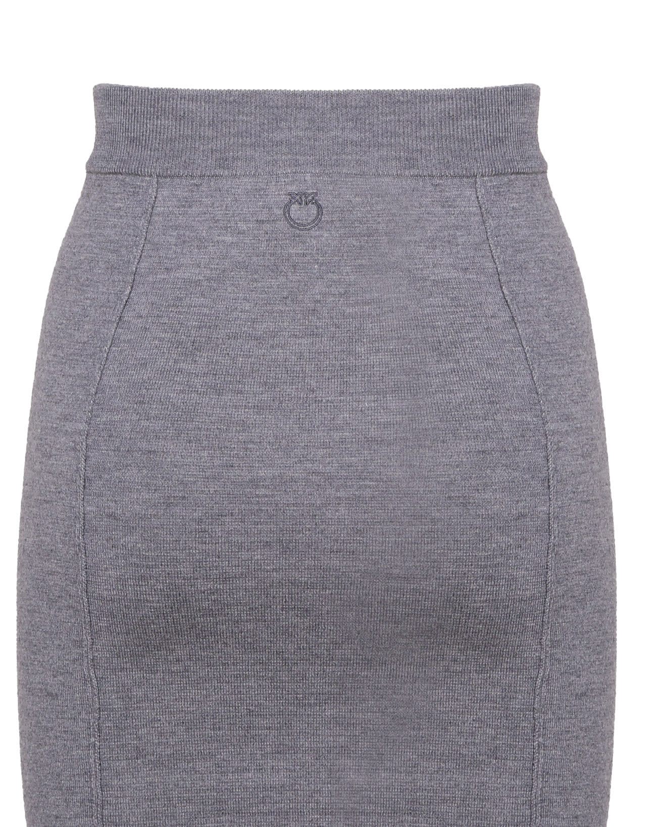 Shop Pinko Pencil Skirt In Grey