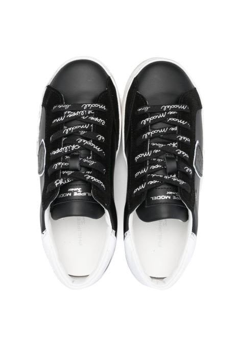 Shop Philippe Model Sneakers With Print In Black