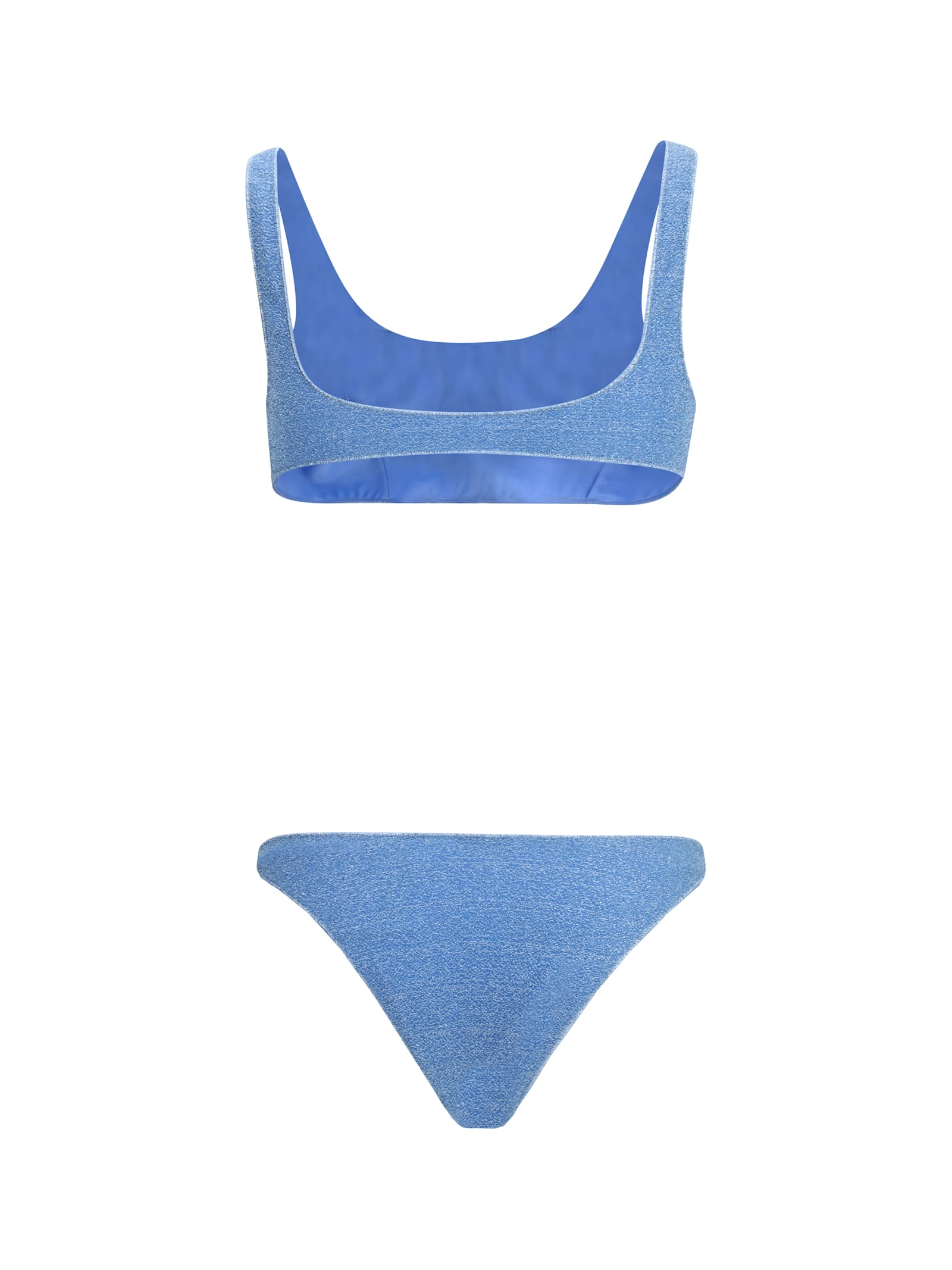 Oseree Lumiere Sporty Swimsuit In Blue