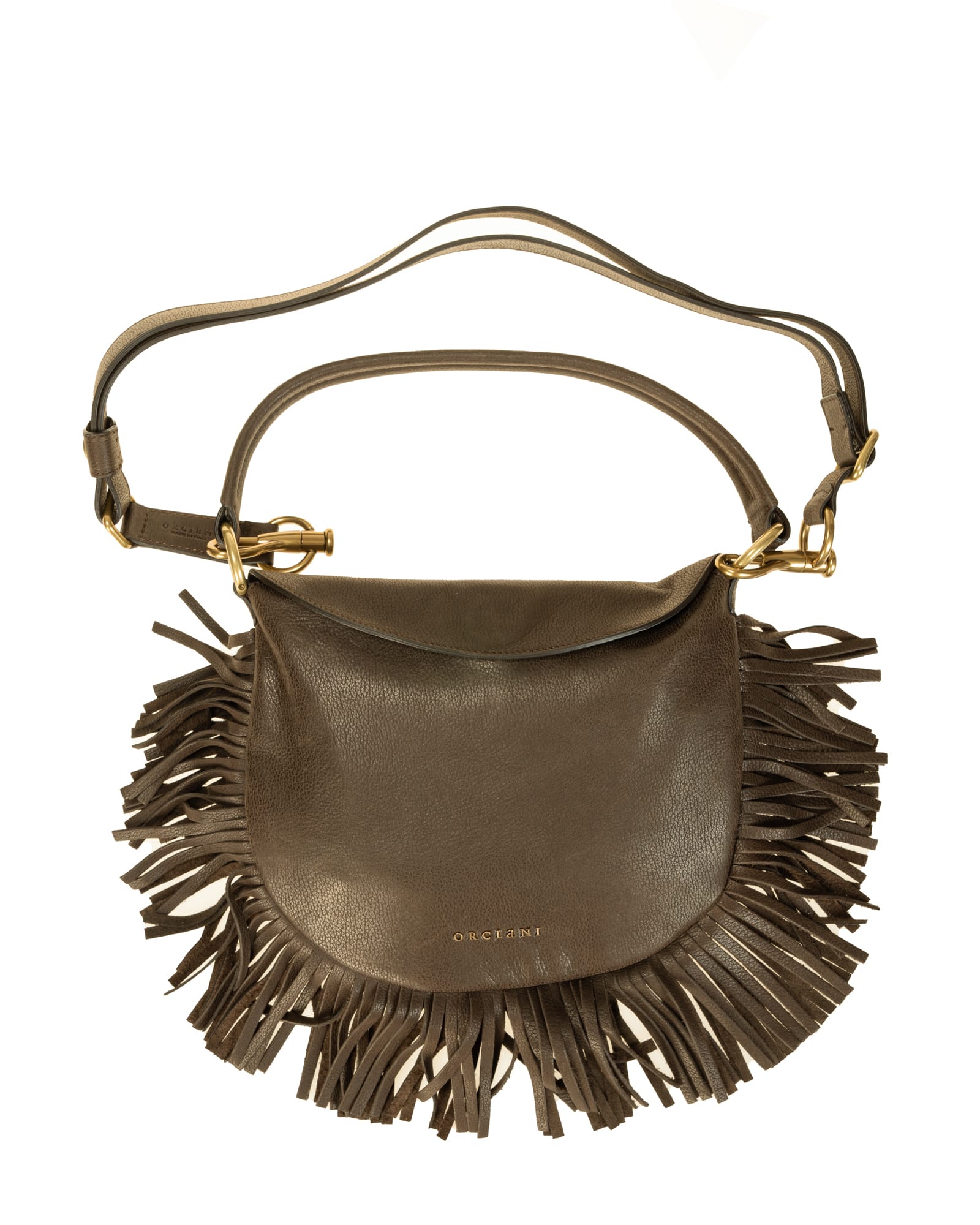 Orciani Leather Ping Chevrette bag