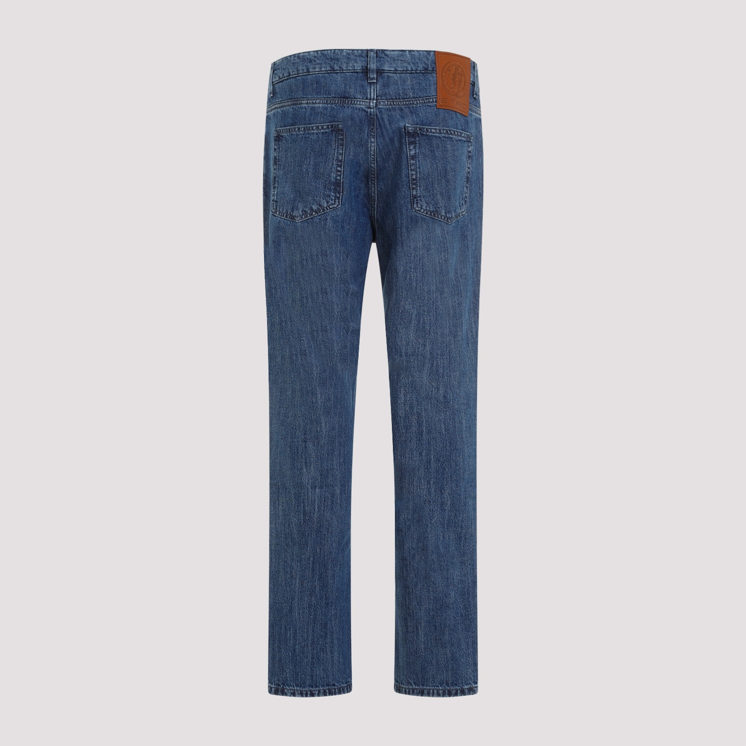 Shop Etro Roma Jeans In Blu Scurissimo