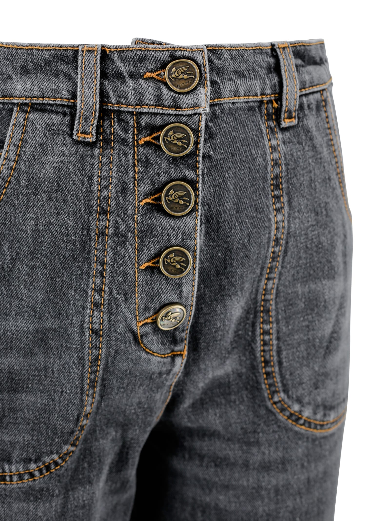 Etro Flared Jeans In Denim