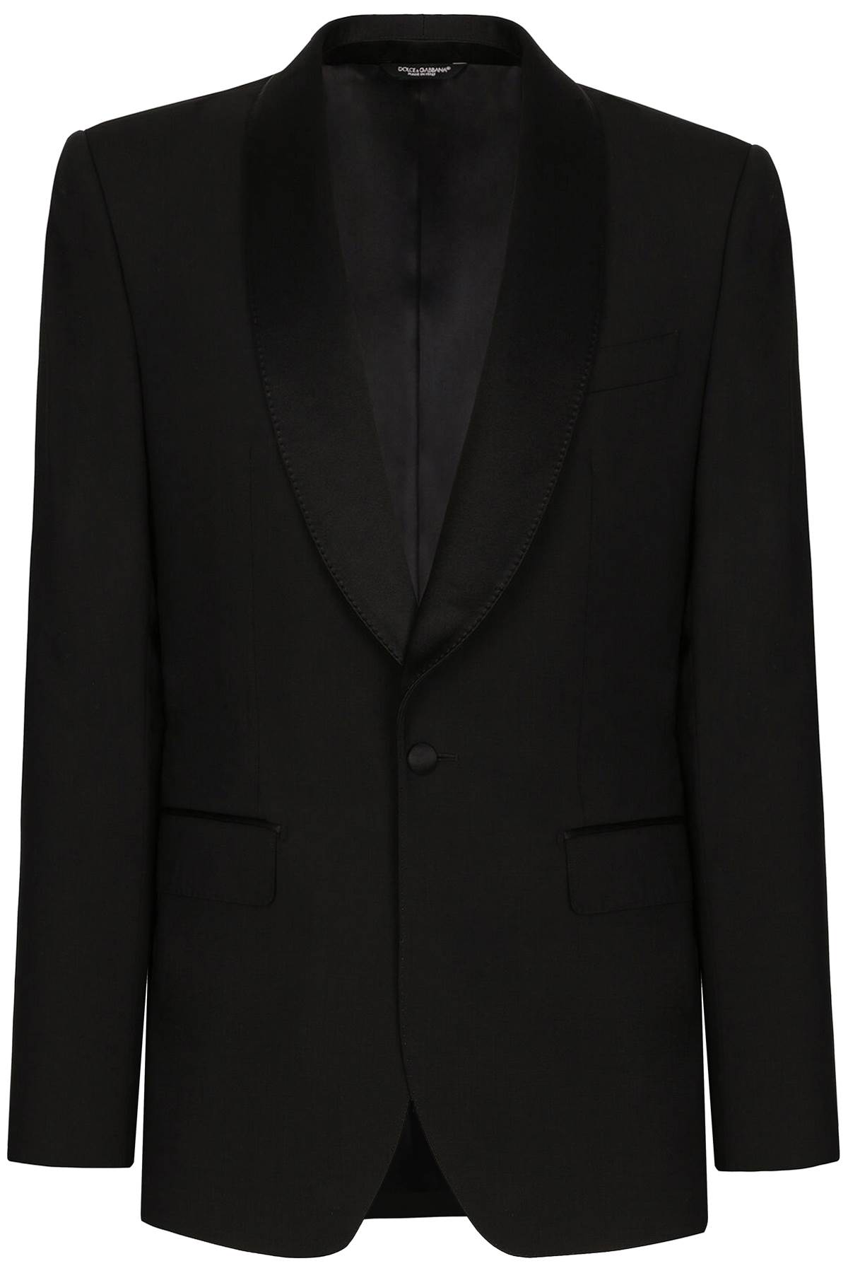 Shop Dolce & Gabbana Sicilia Tuxedo Jacket In Nero