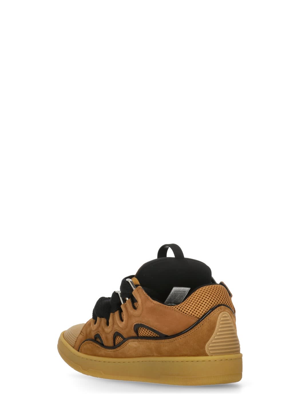 Lanvin Curb Sneakers In Brown